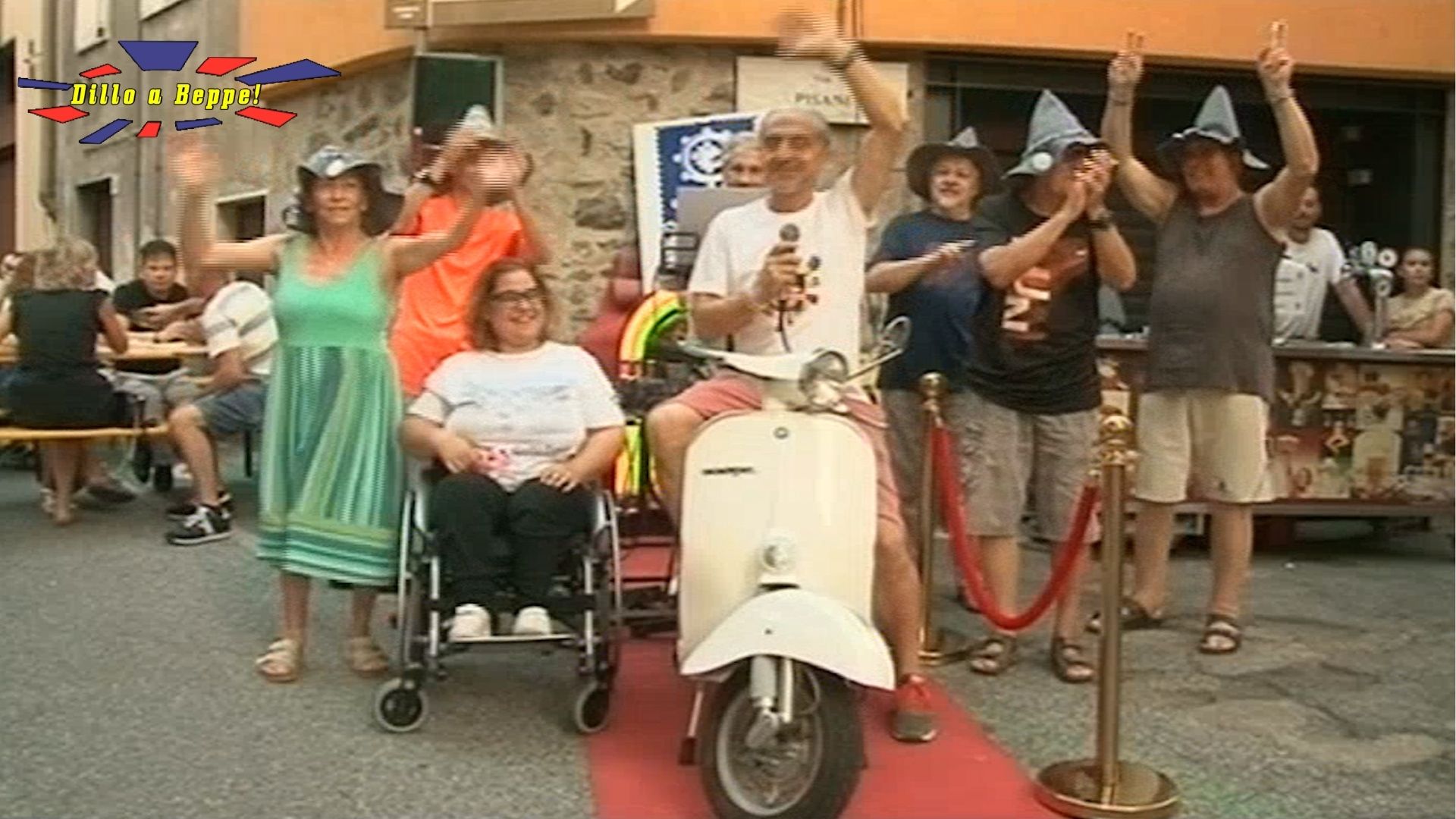 Dillo a Beppe alla festa della pizzeria La Griglia