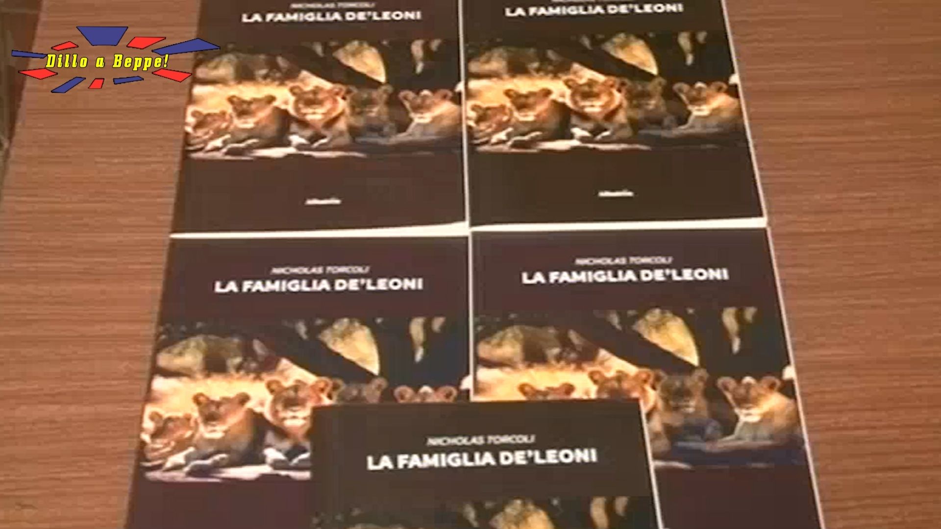 Dillo a Beppe alla presentazione dei libri di Nicholas Torcoli