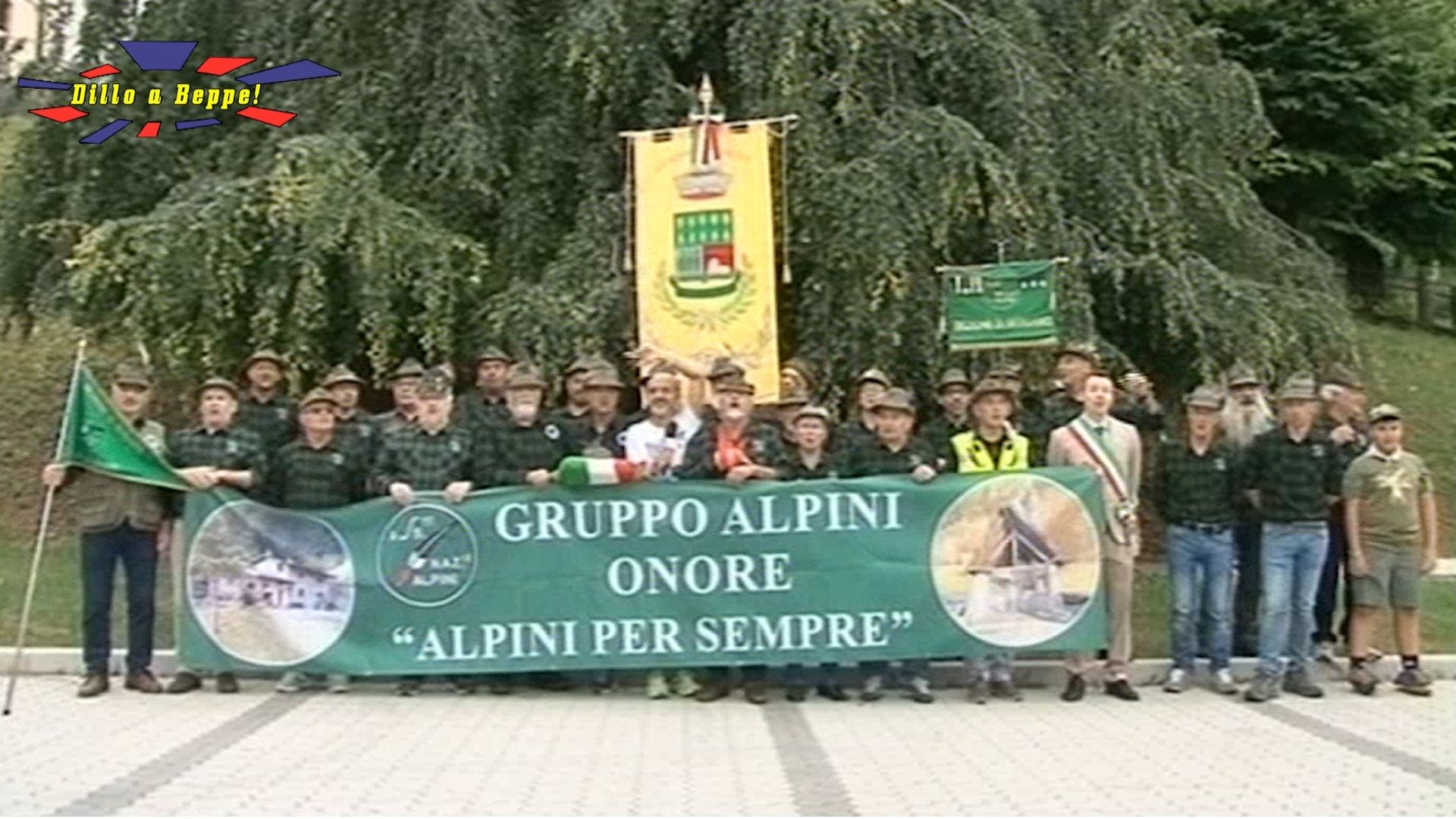 Dillo a Beppe festeggia gli alpini di Onore