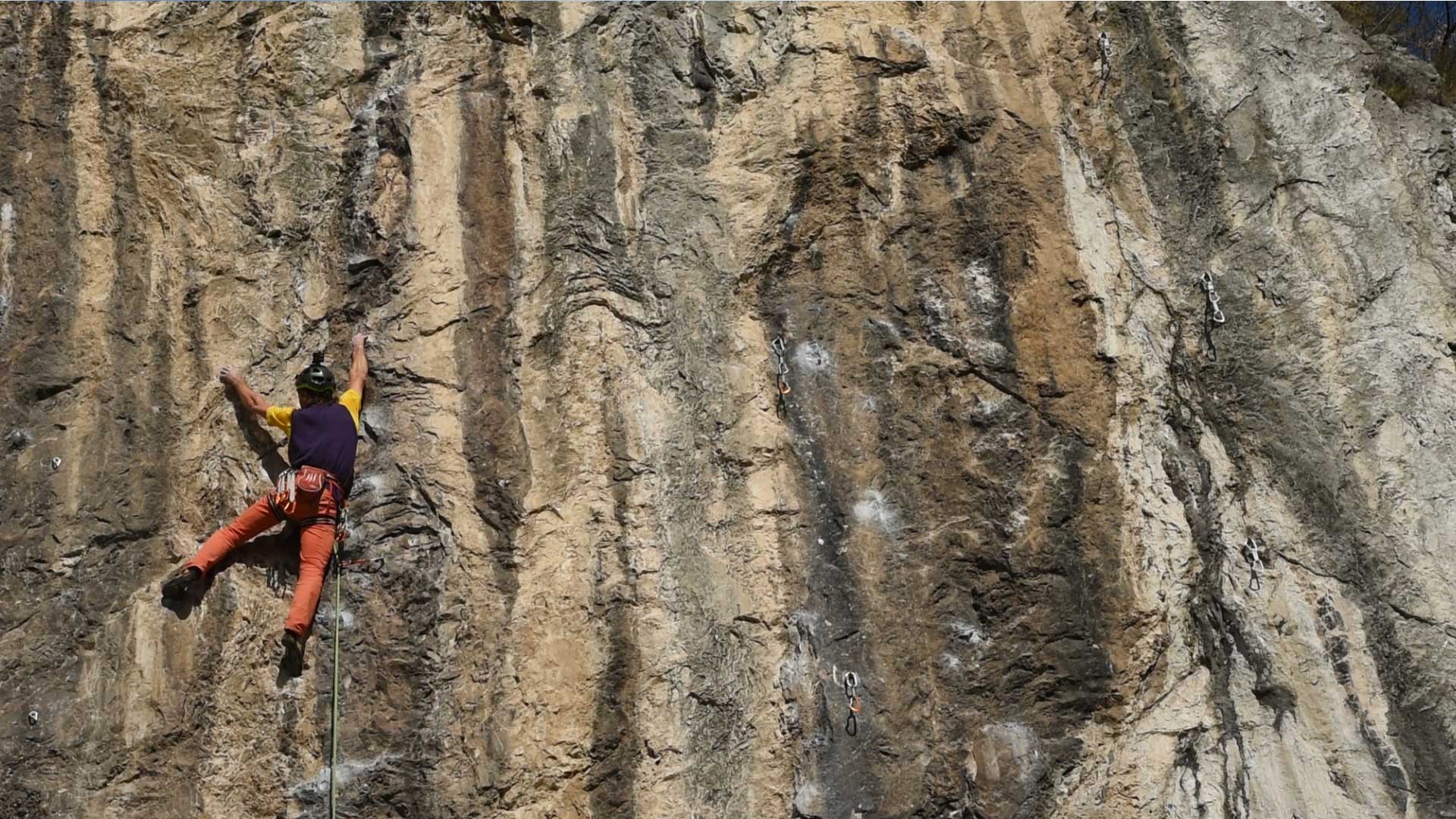 Scalata in falesia