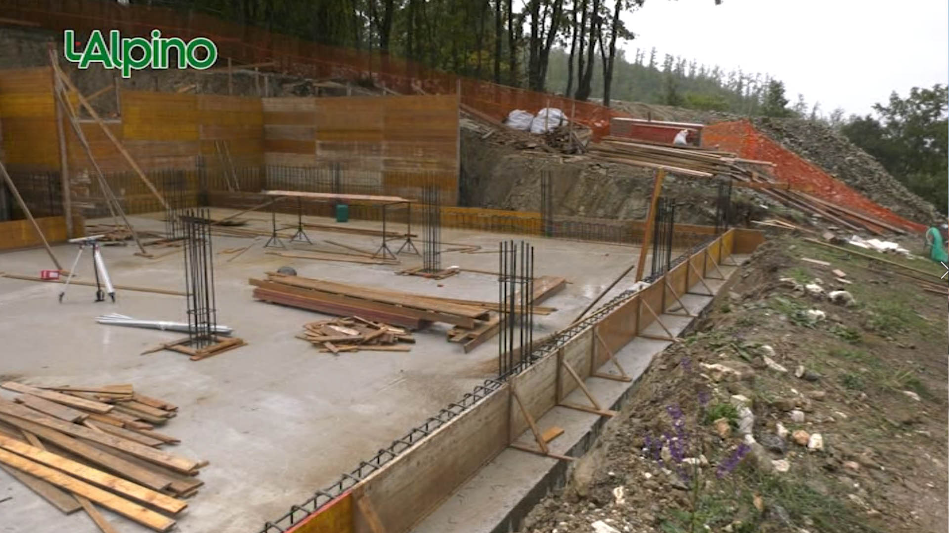 L’alpino – Sopralluogo al cantiere di Accumoli