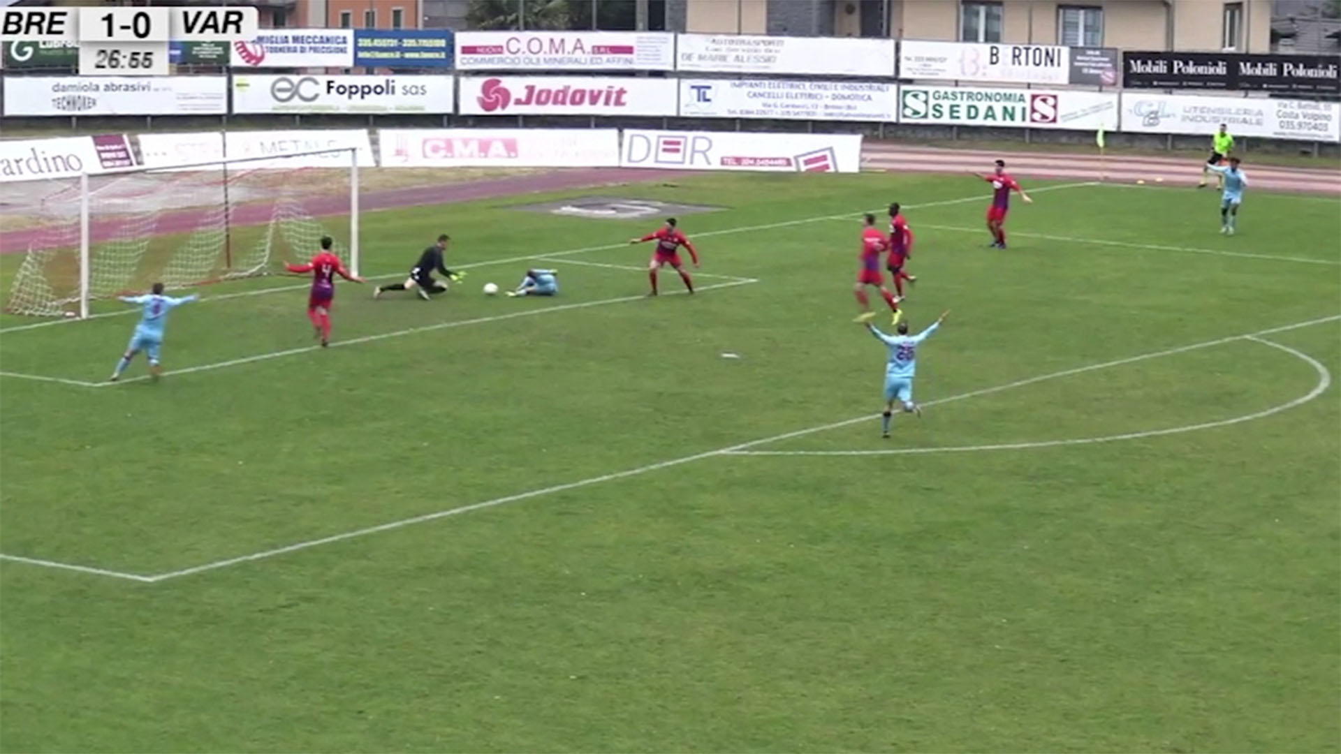 Sintesi Breno – Varesina 2-0