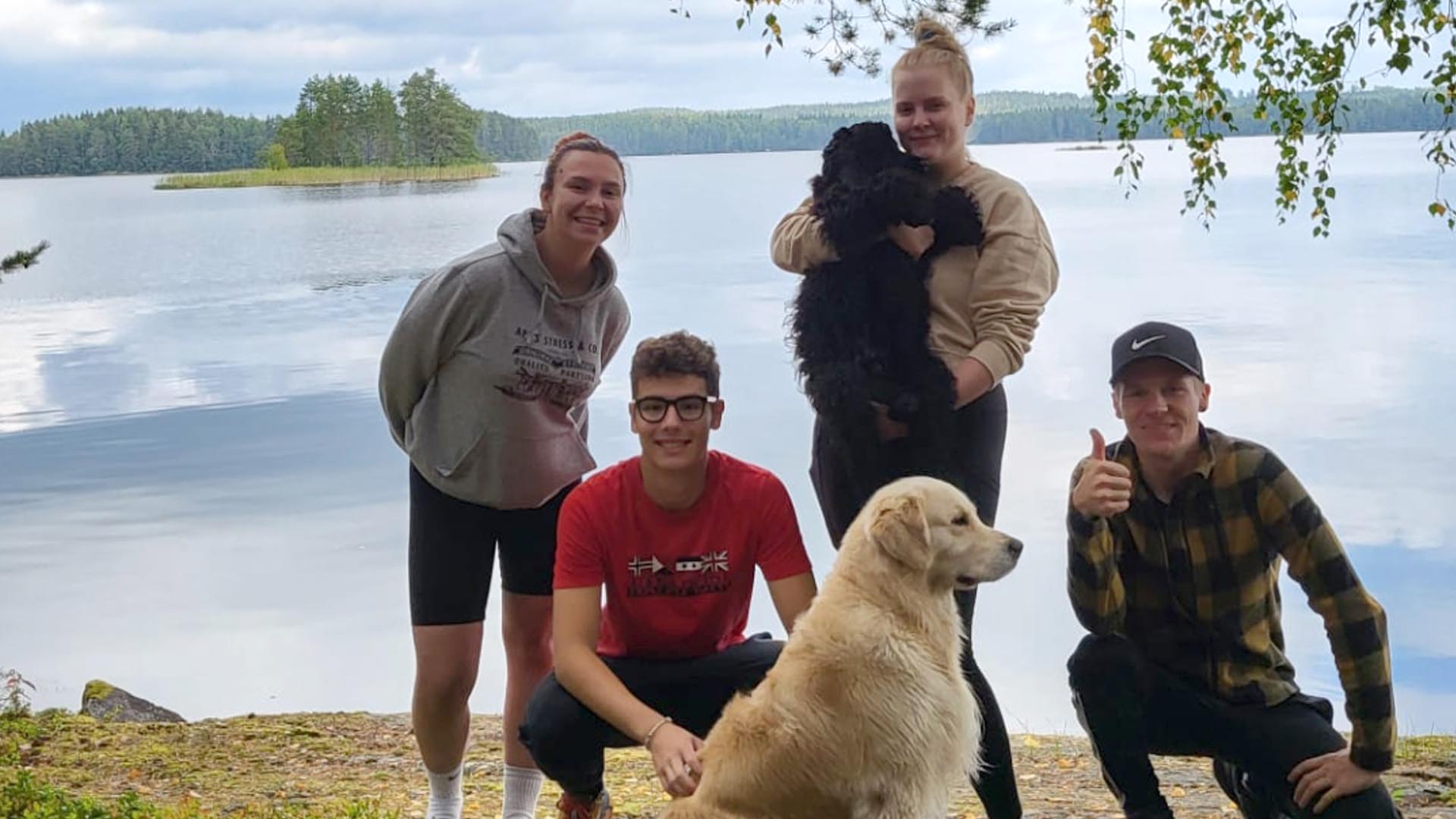 Andrea, in Finlandia con il Rotary
