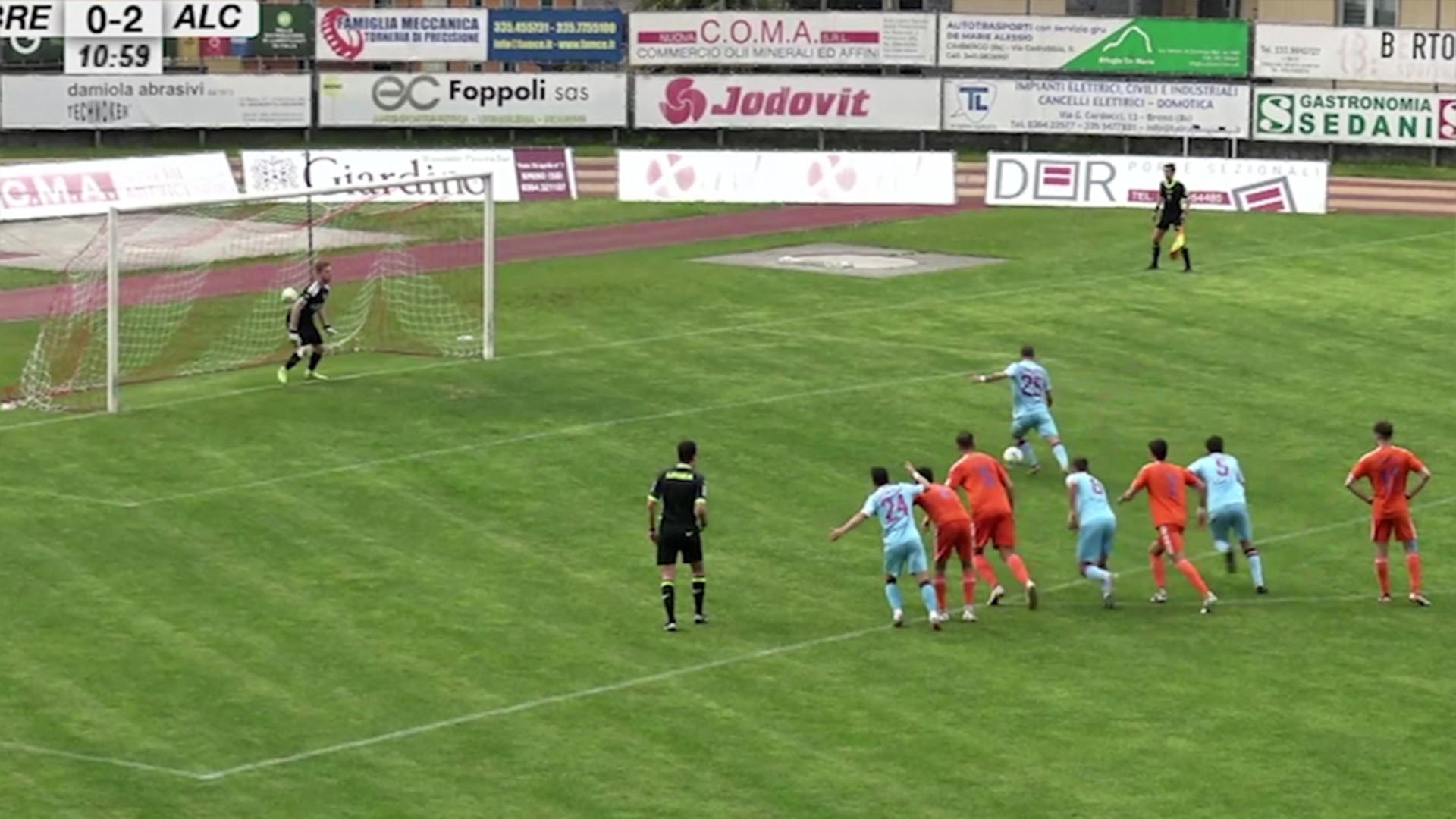 Sintesi Breno – Alcione 1-4