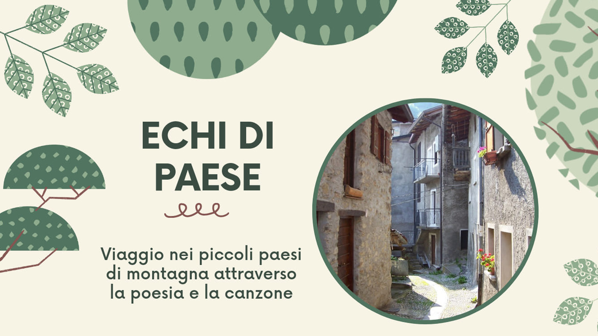 Diego Ghenzi interpreta i cantautori e racconta la valle Camonica