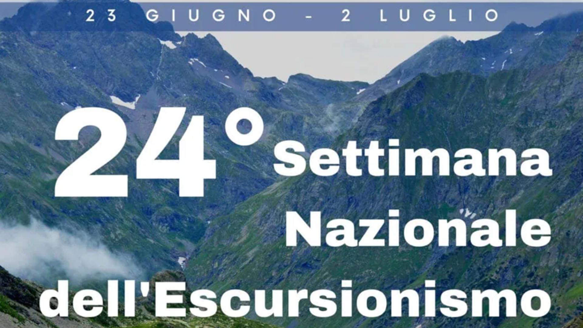 Al via la 24° settimana dell’escursionismo
