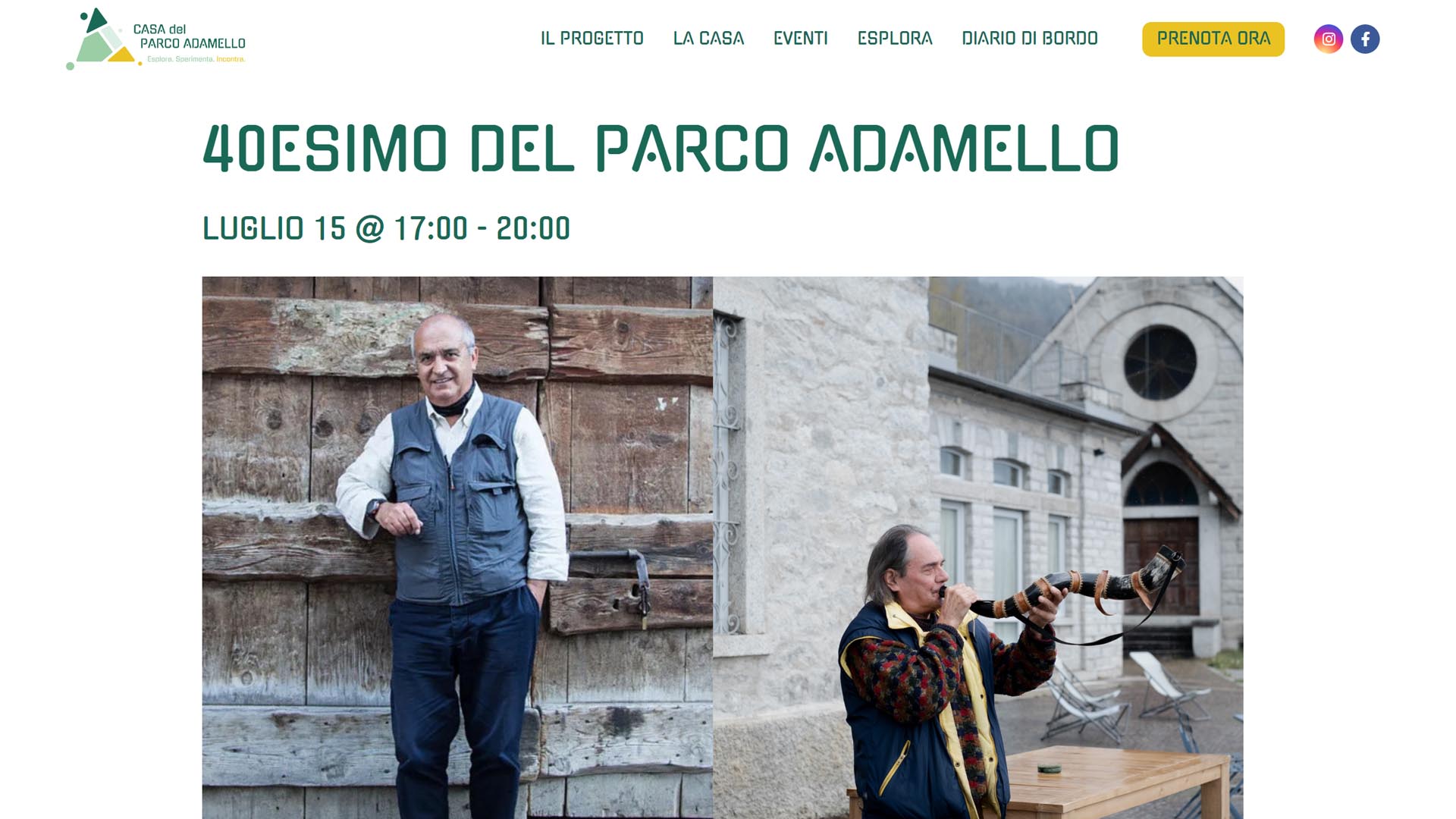Buon compleanno Parco dell’Adamello
