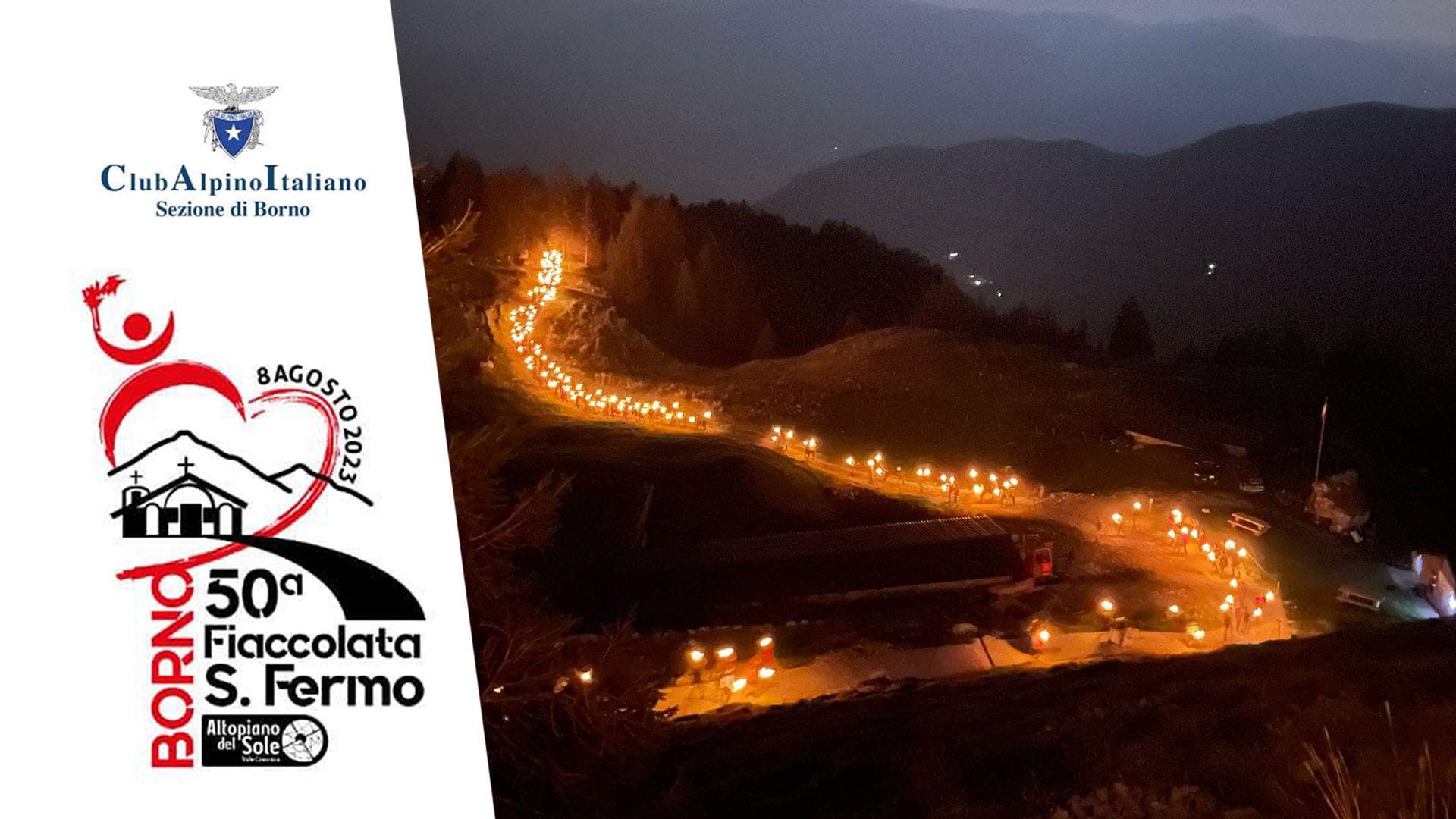 Torna la fiaccolata di San Fermo, 50° edizione