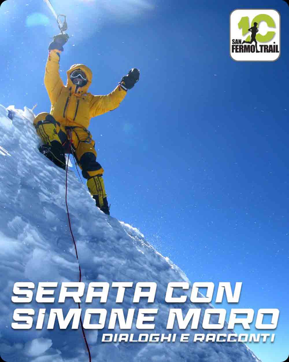 Copertina Serata con Simone Moro