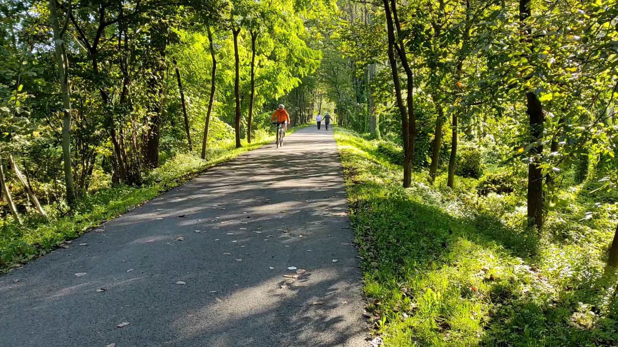 Una valle ciclabile