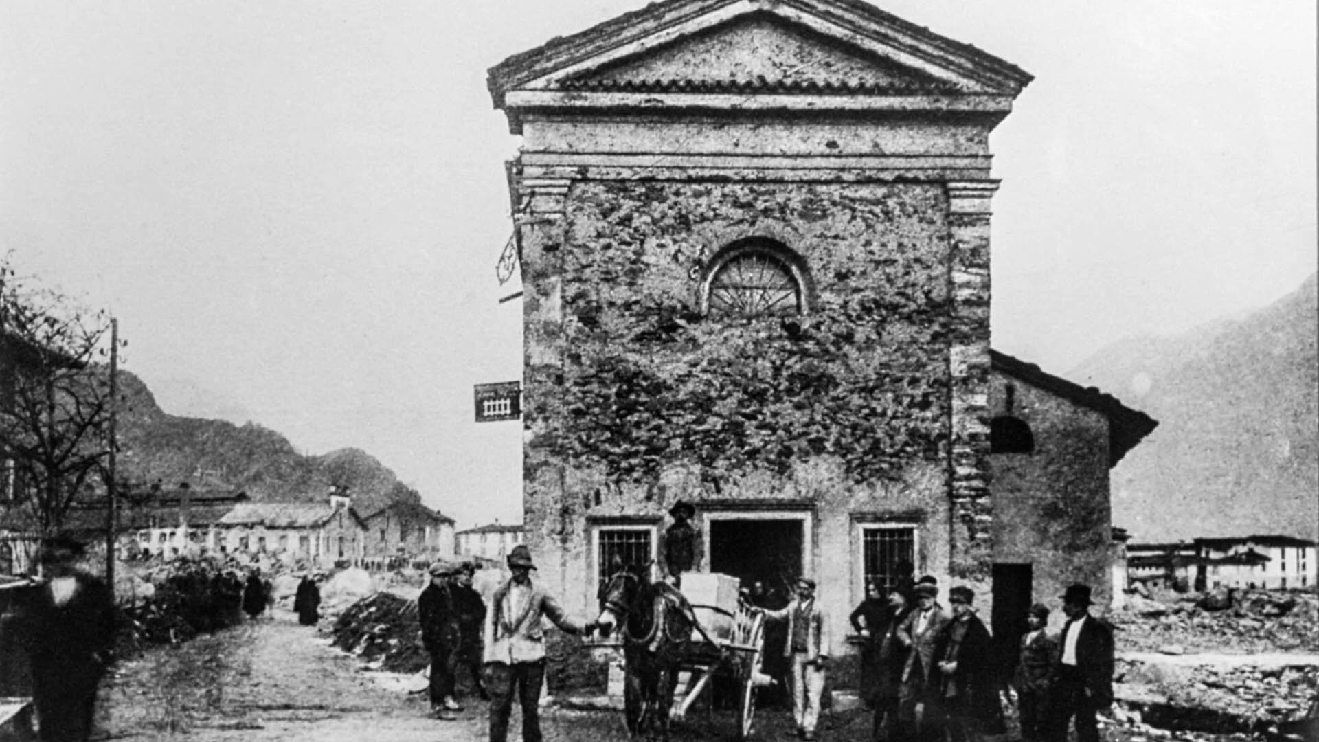 Corna, la chiesetta dedicata alle vittime del Gleno