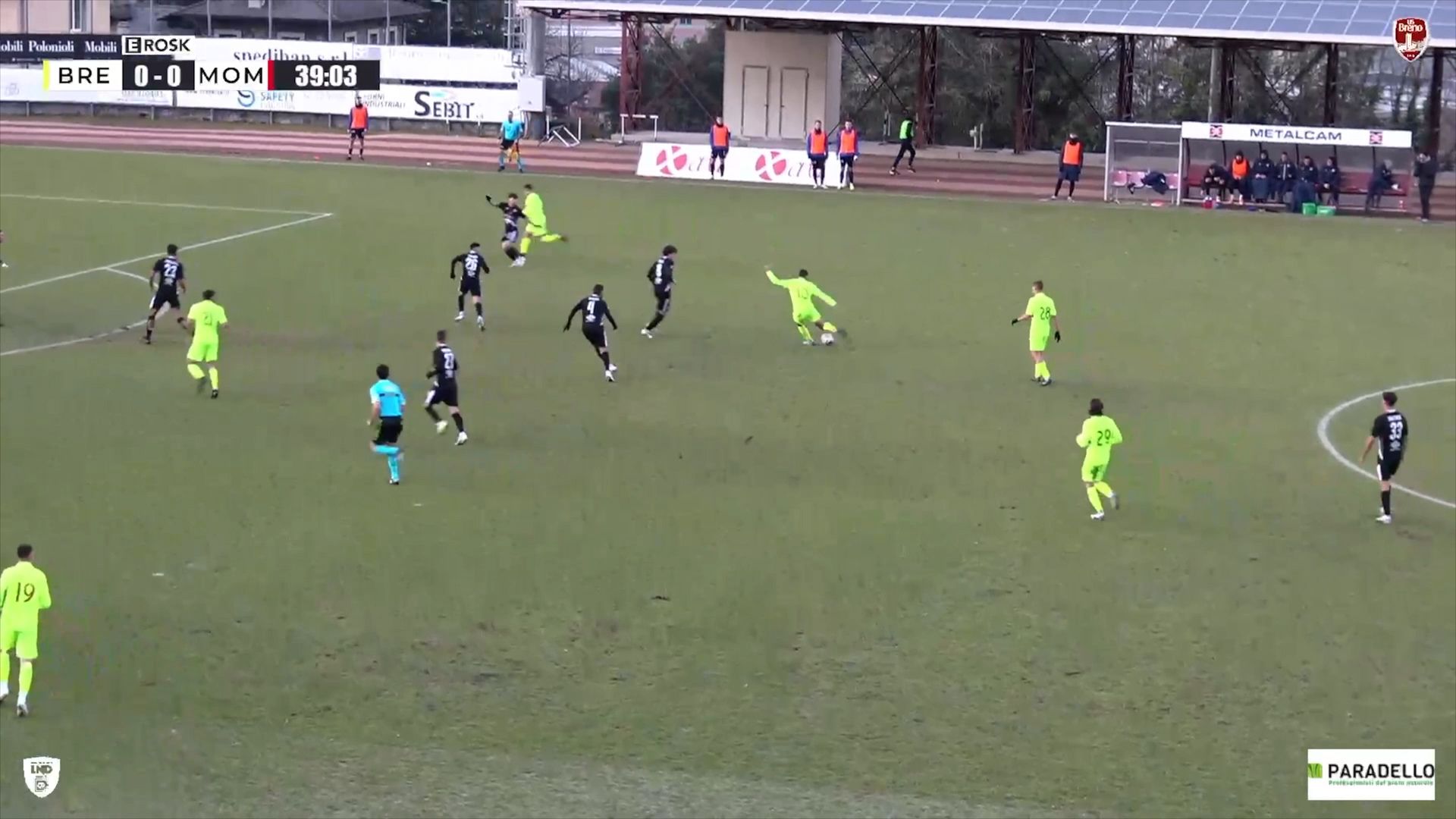 Sintesi Breno –  Montecchio Maggiore 0-0