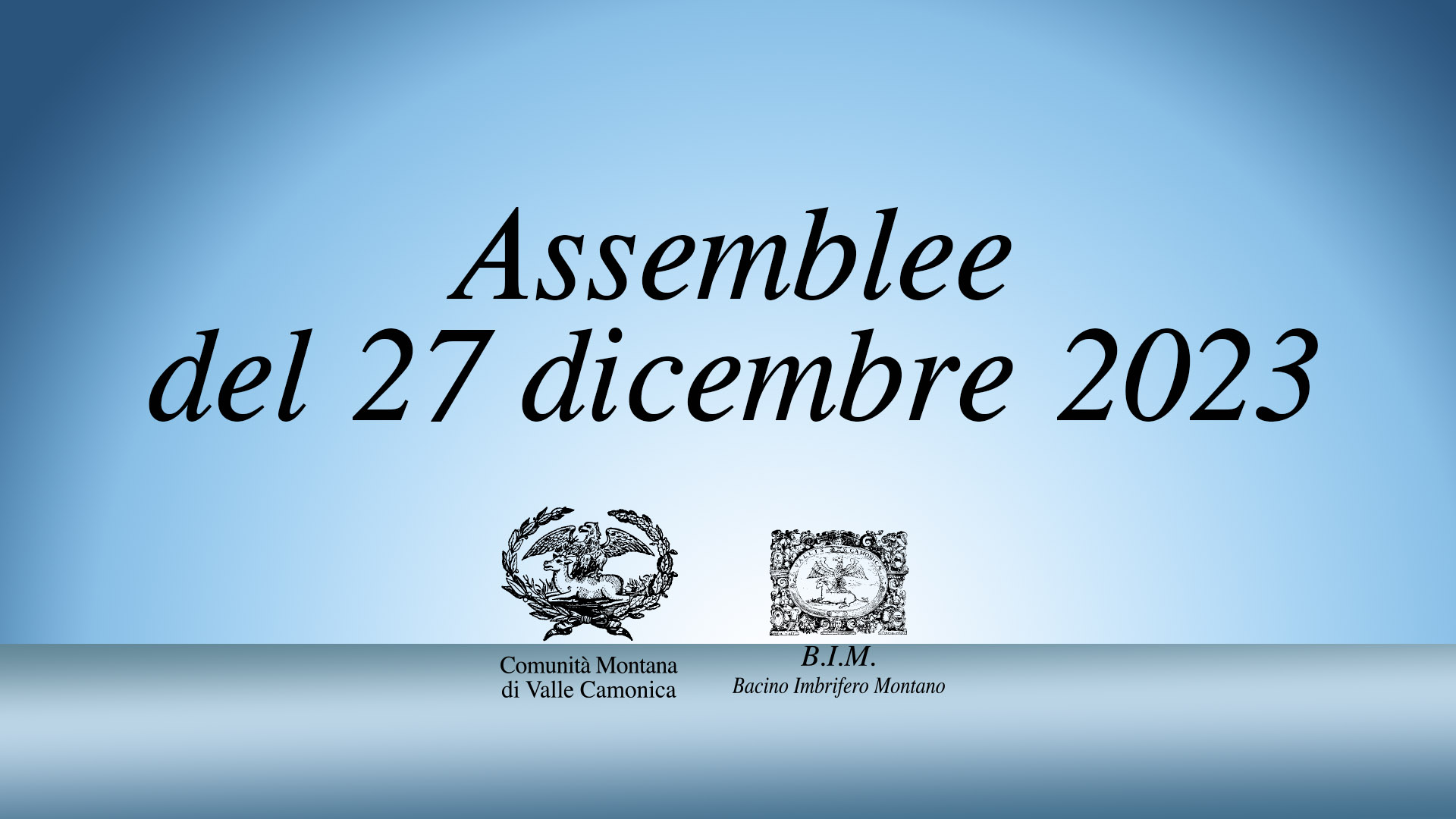 Assemblee di mercoledì 27 dicembre 2023