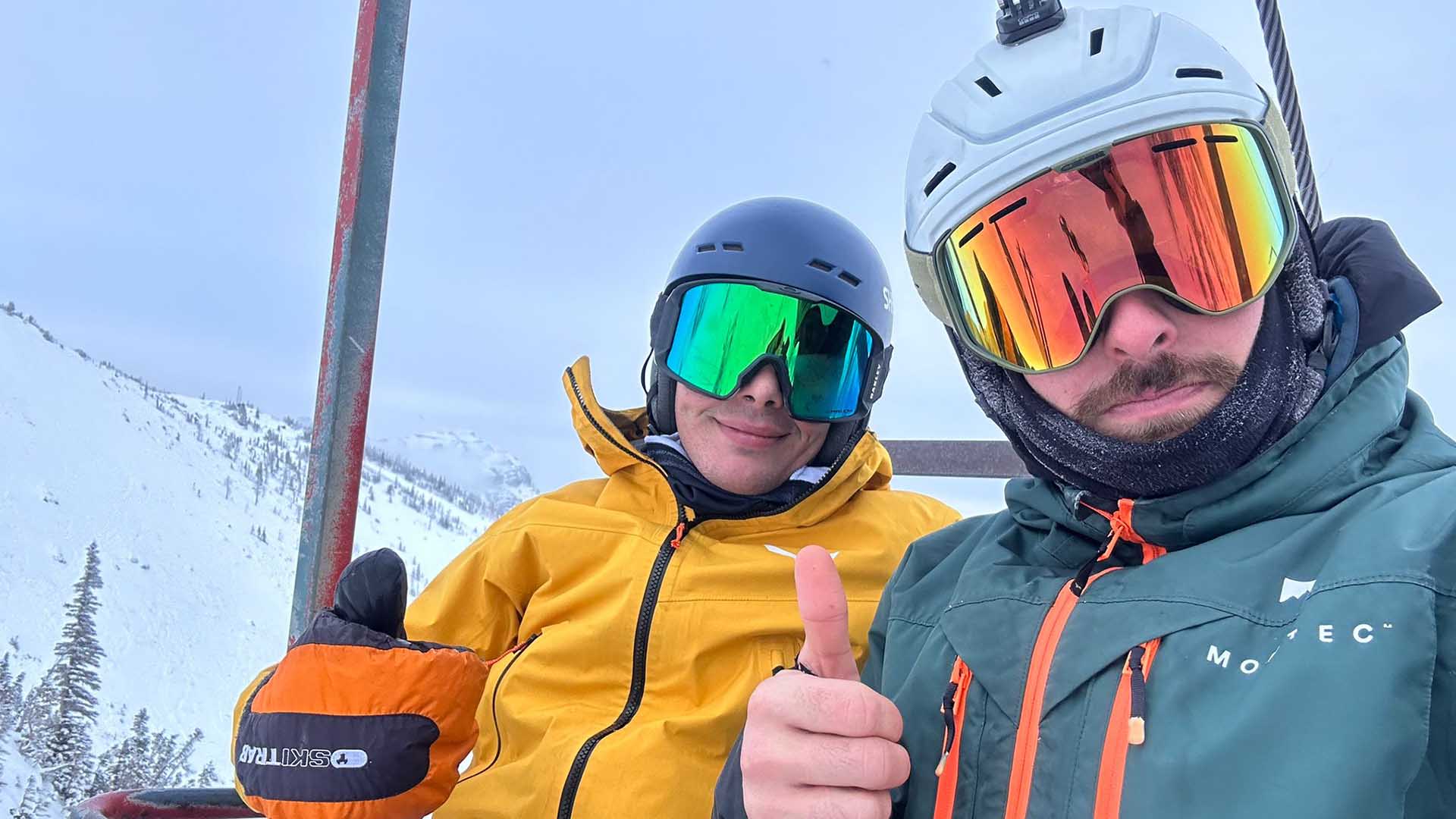Pietro, maestro di sci in Canada