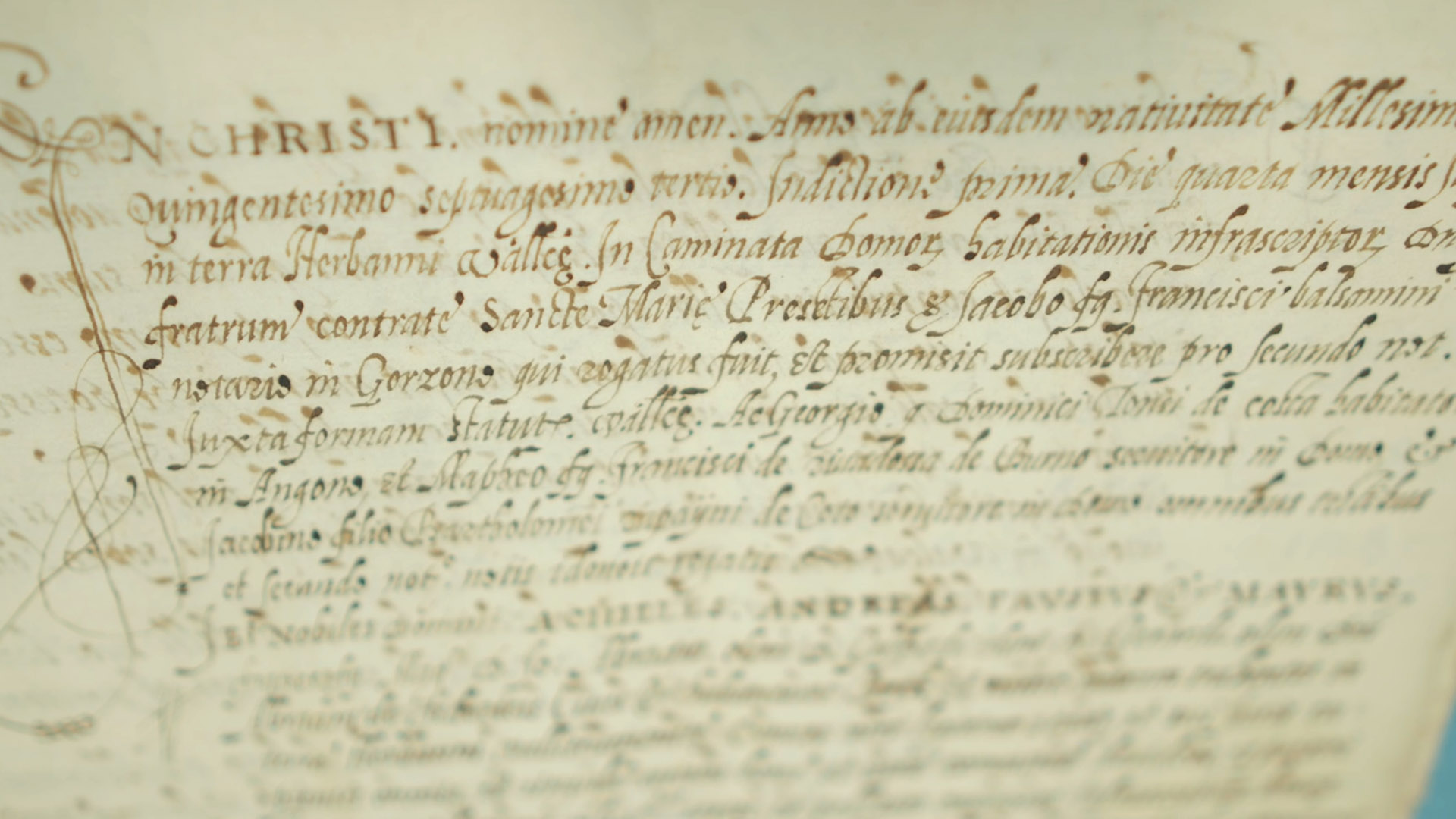 Tra le pagine di storia a Breno, il Diploma di Arrigo VII°
