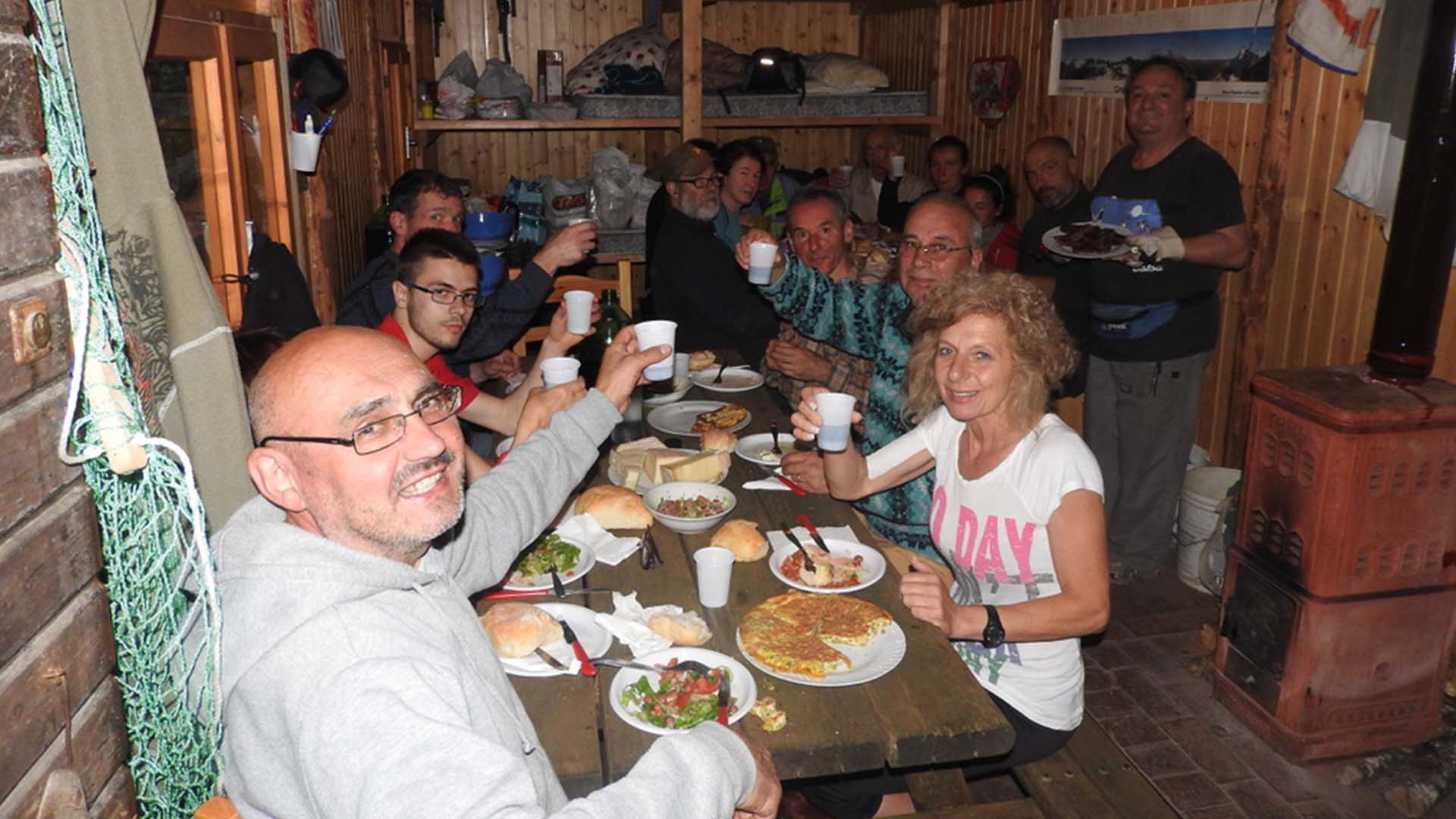 In montagna con ”i luf del Piz Olda”