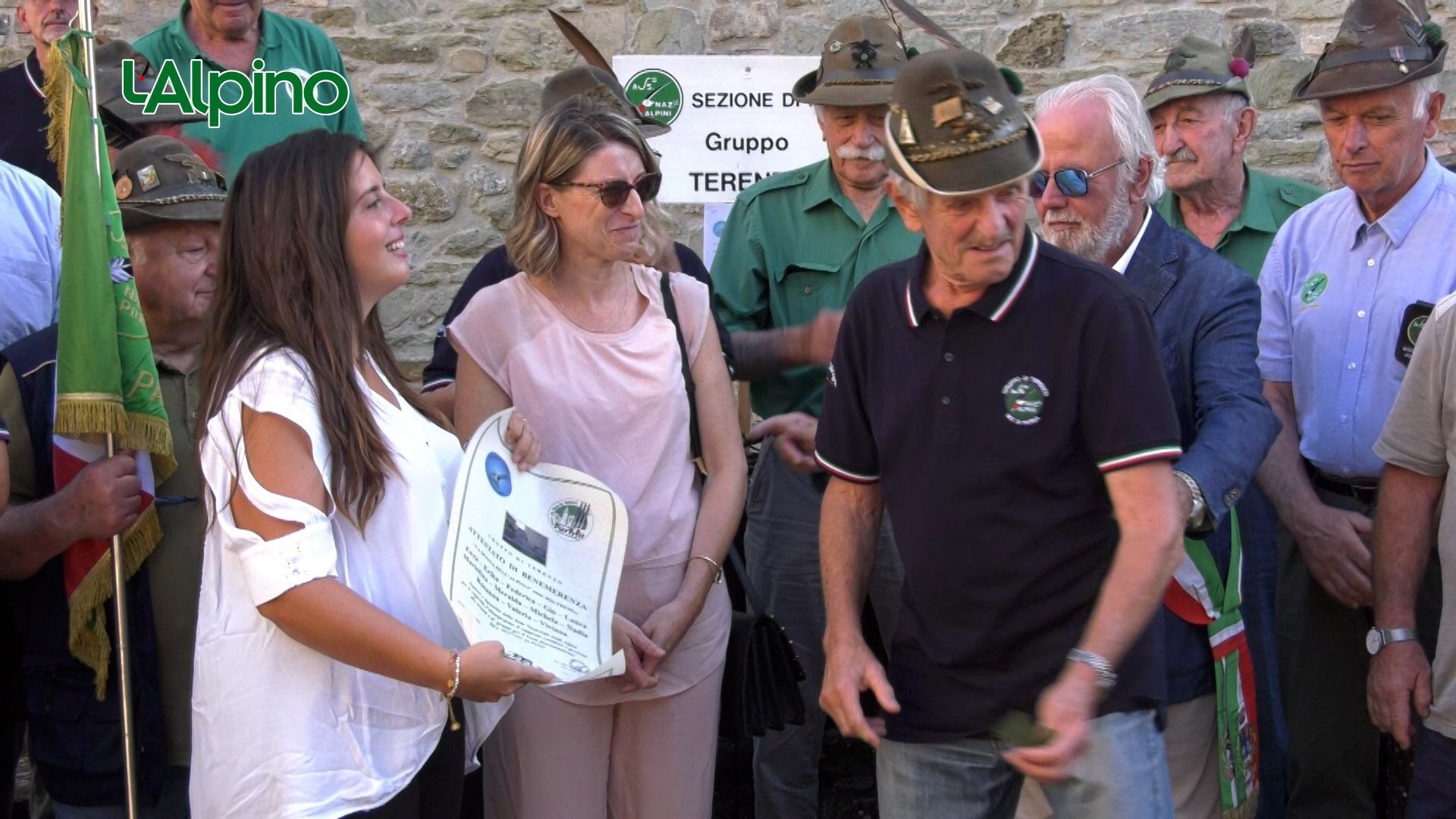 L’Alpino – Grande partecipazione al bosco delle Penne Mozze