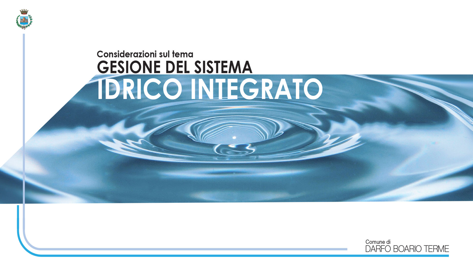 Sistema Idrico integrato della Città di Darfo Boario Terme