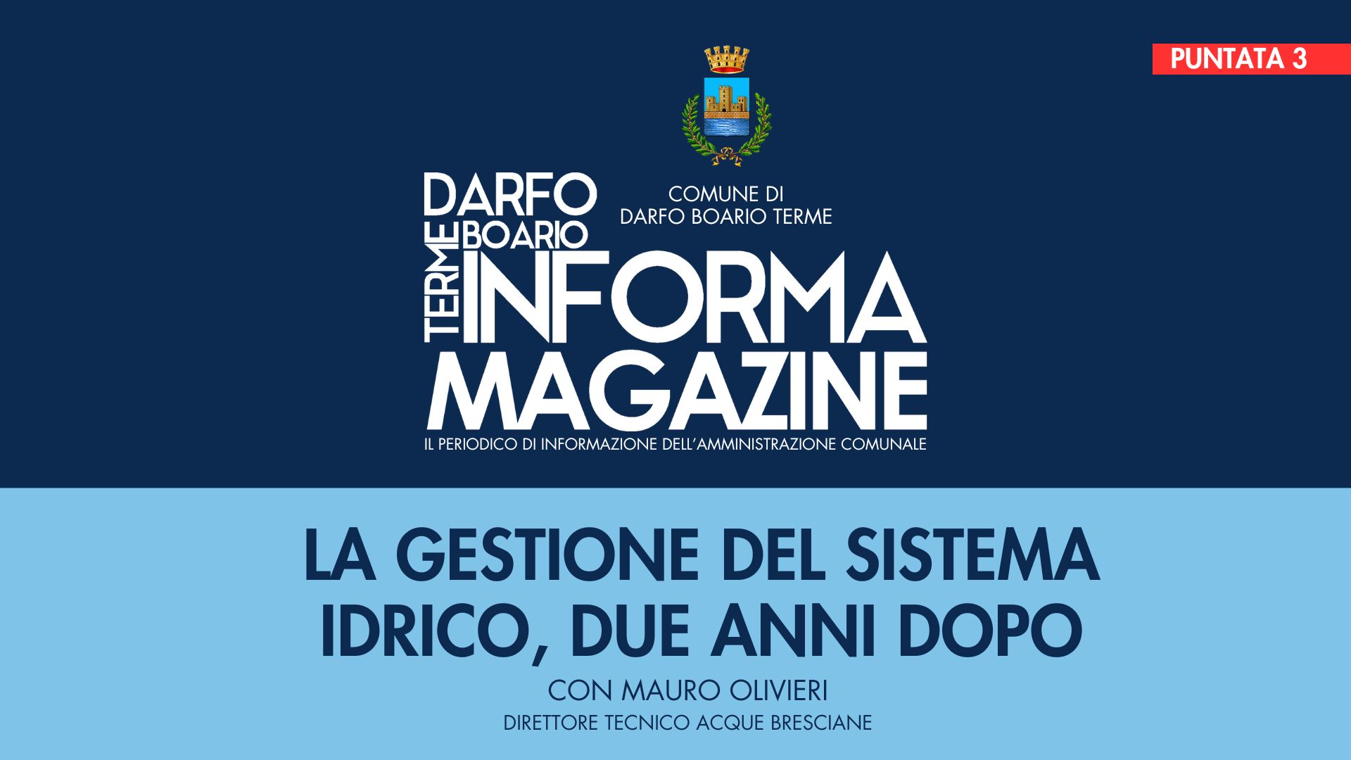 La gestione del sistema idrico, due anni dopo