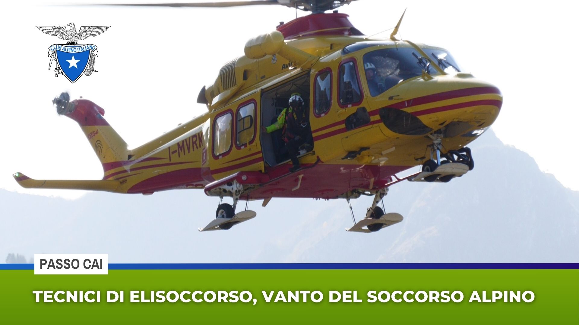Tecnici di elisoccorso, vanto del Soccorso Alpino
