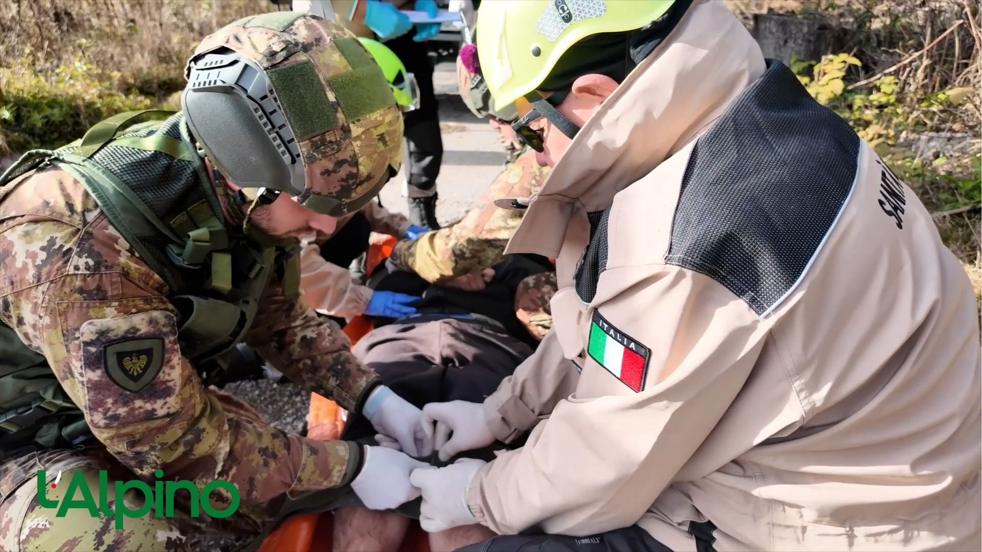 L’Alpino – Sanità alpina, protezione civile ed esercito insieme in esercitazione