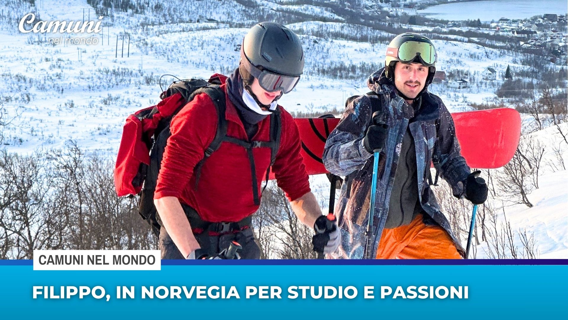 Filippo, in Norvegia fa combaciare studio e passioni