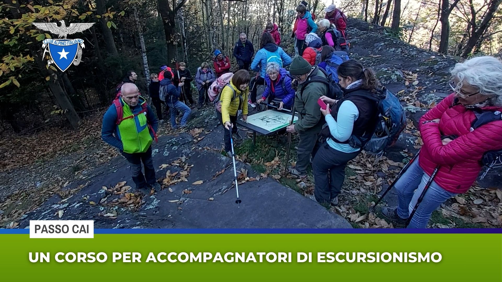 Un corso per accompagnatori di escursionismo