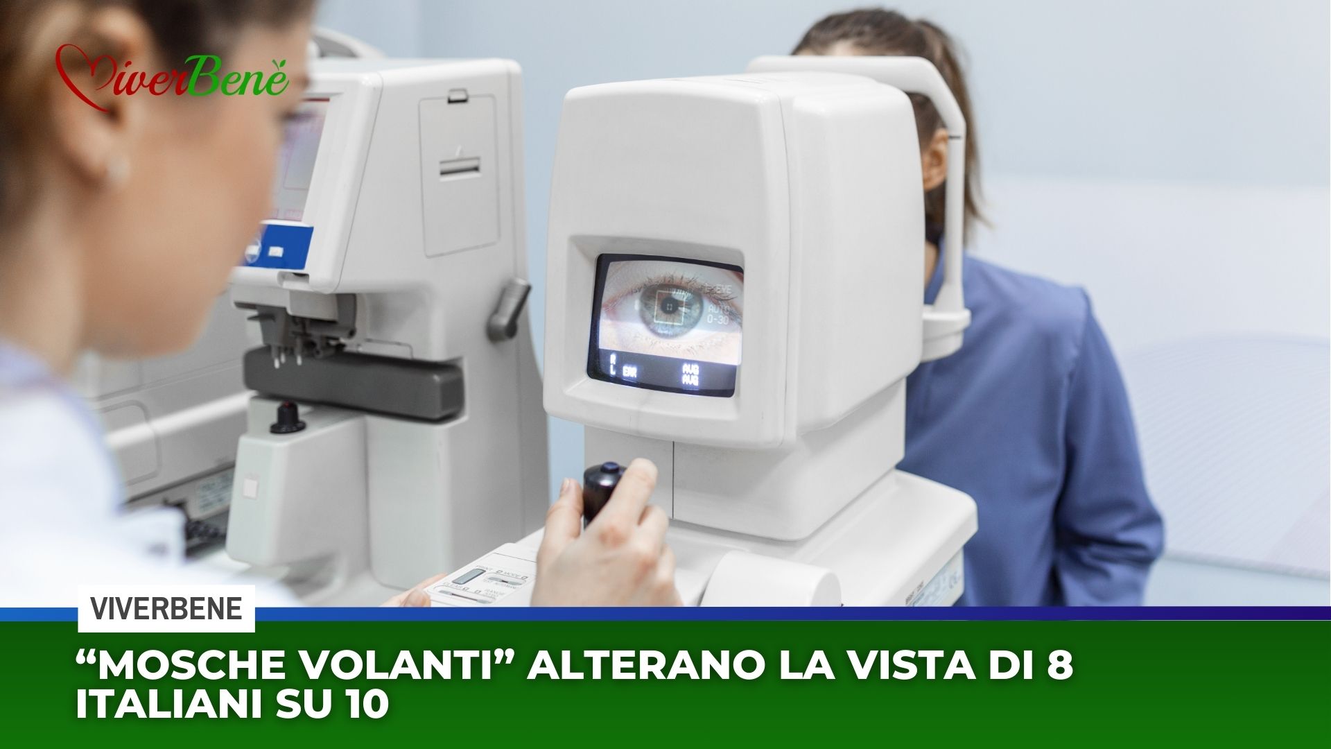 ”Mosche volanti” alterano la vista di 8 italiani su 10