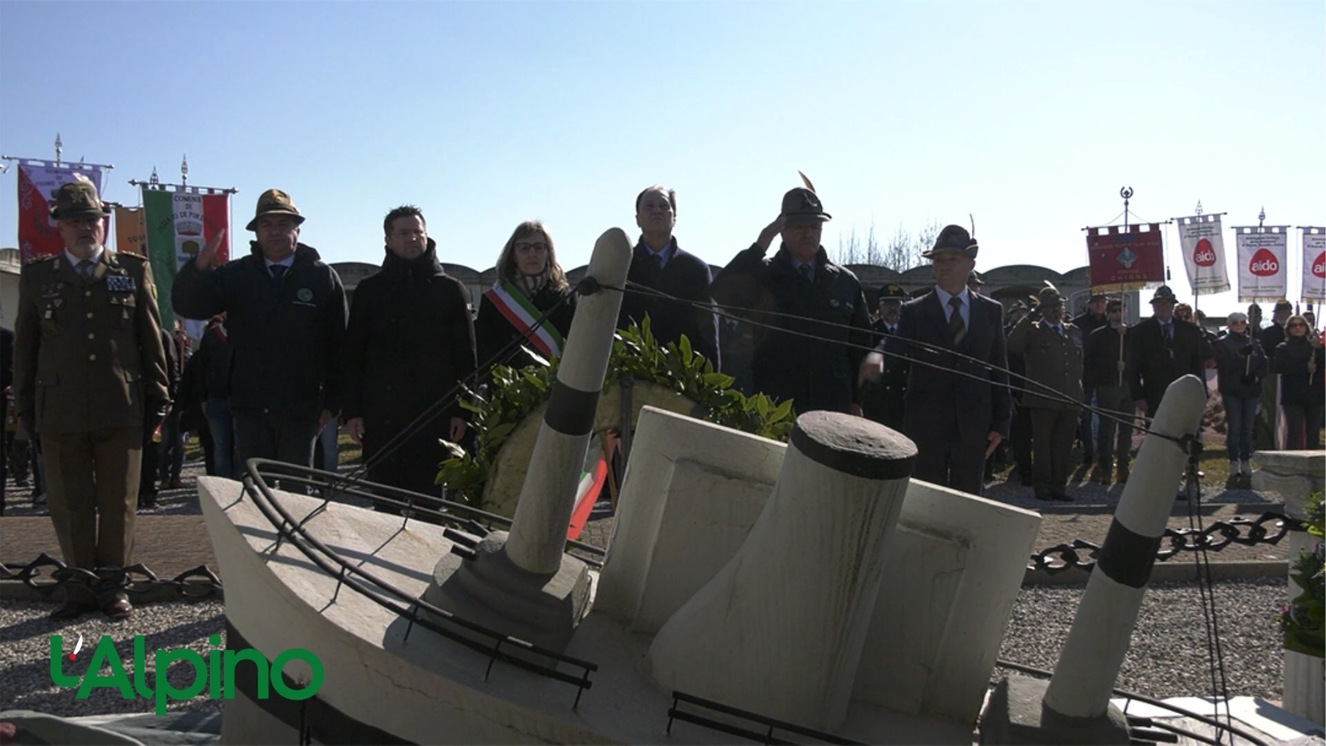 L’Alpino – A Chions il ricordo di Nave Galilea