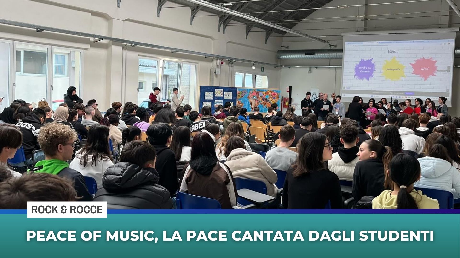 Peace of music, la pace cantata dagli studenti