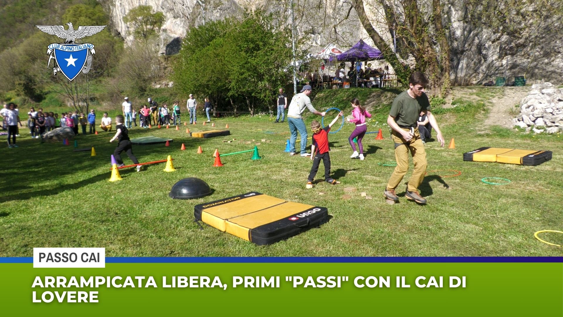 Arrampicata libera, primi ”passi” con il Cai di Lovere
