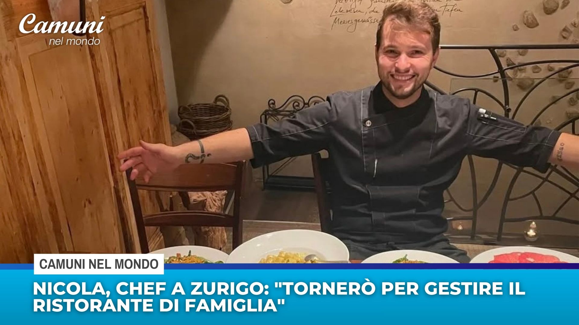 Nicola, chef a Zurigo: ”tornerò per gestire il ristorante di famiglia”