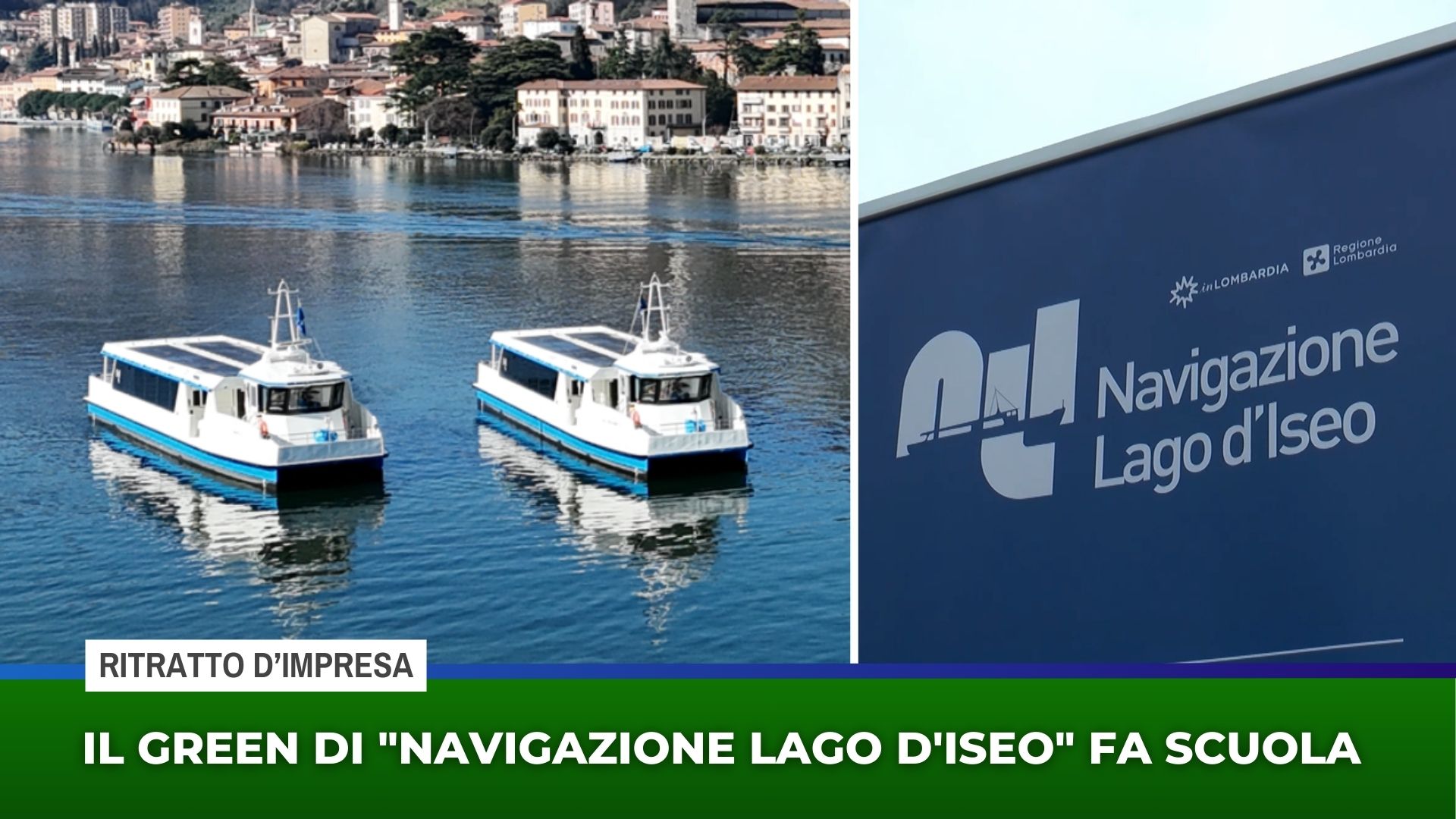 Il green di ”Navigazione lago d’Iseo” fa scuola