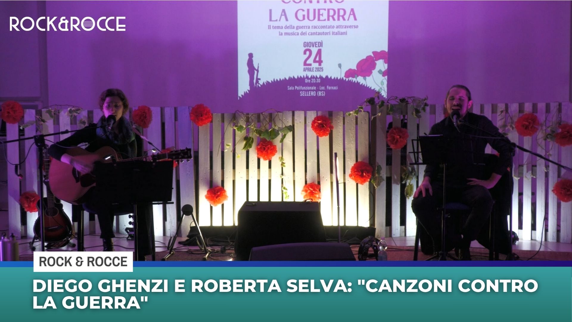 Diego Ghenzi e Roberta Selva: ”Canzoni contro la guerra”