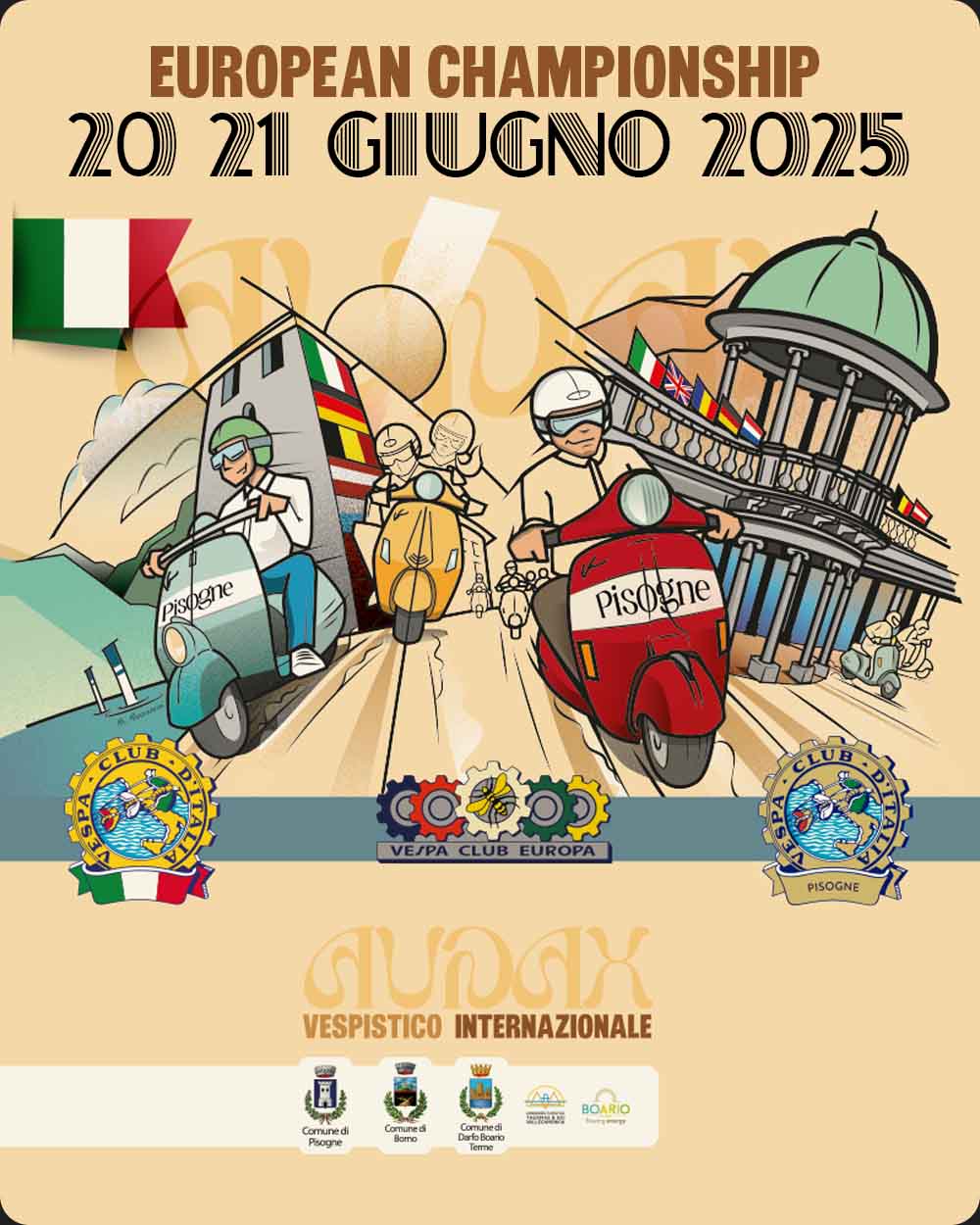 Copertina Audax Vespistico Internazionale 2025