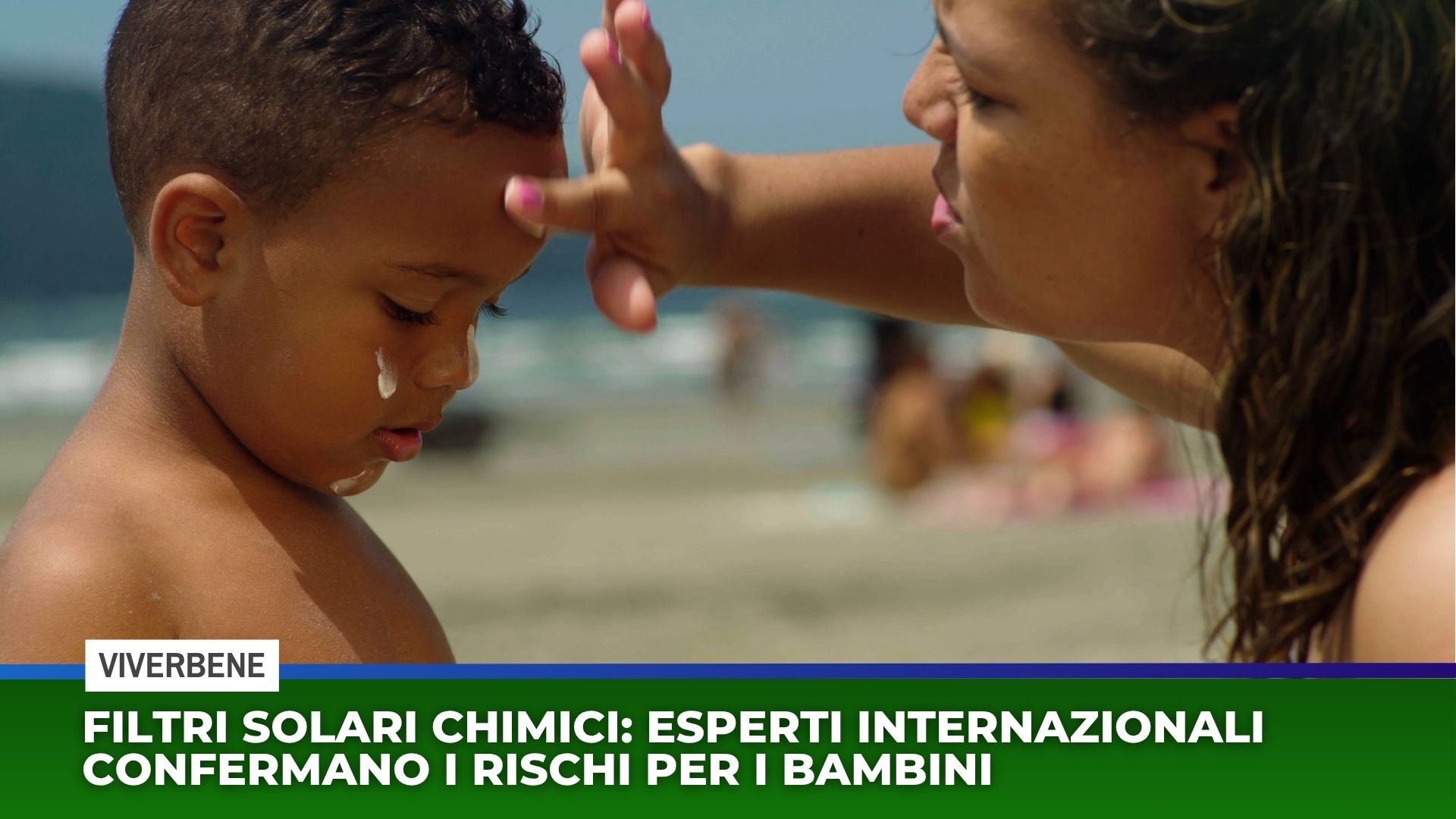 Filtri solari chimici: esperti internazionali confermano i rischi per i bambini