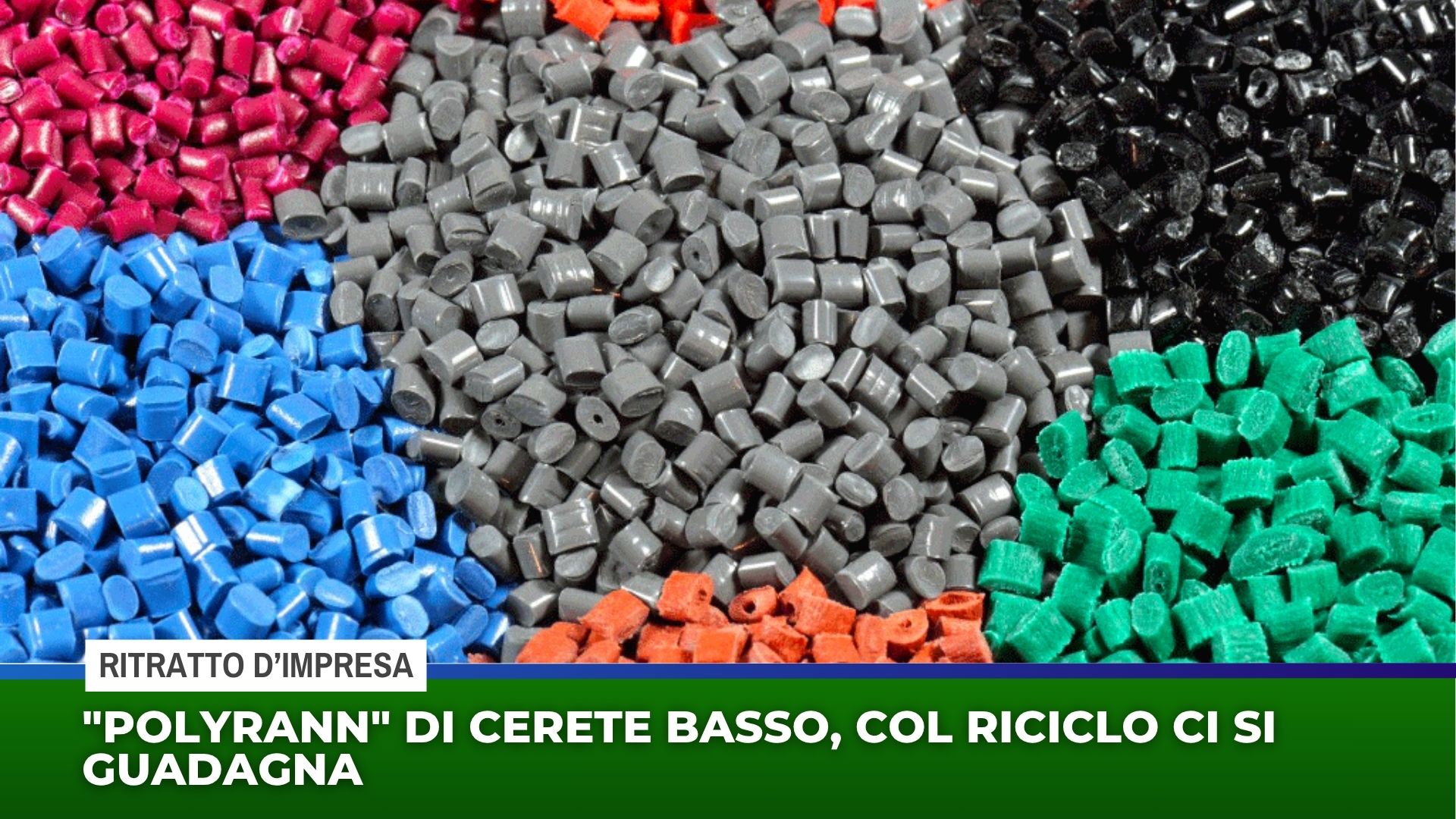 ”Polyrann” di Cerete Basso, col riciclo ci si guadagna