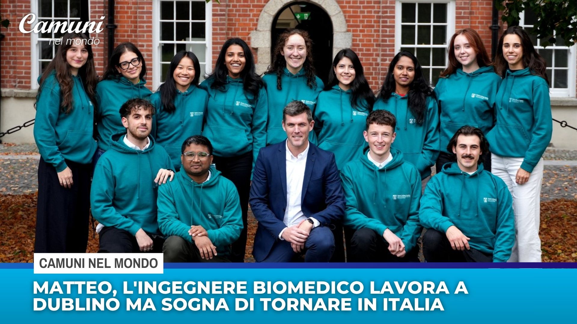 Matteo, a Dublino per formarsi in ingegneria biomedica