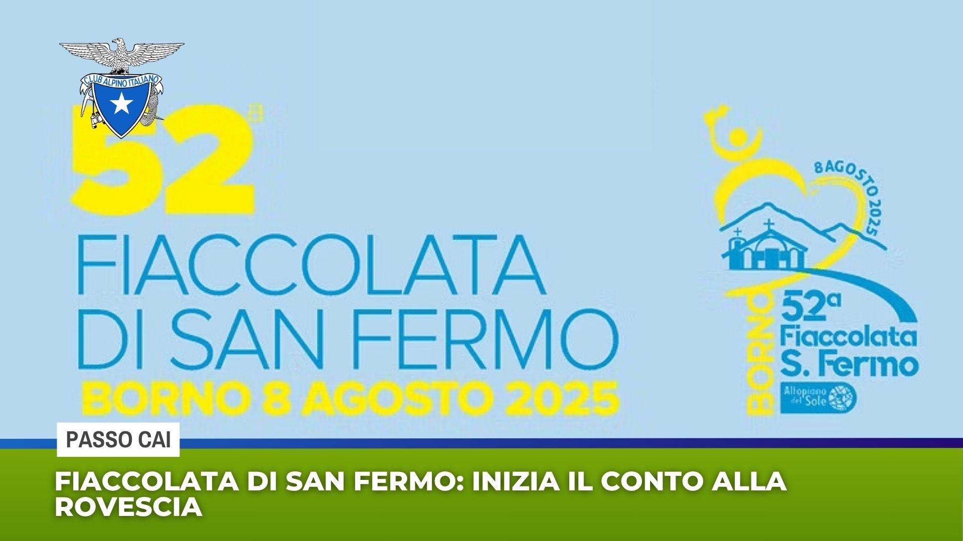 Fiaccolata di San Fermo: inizia il conto alla rovescia