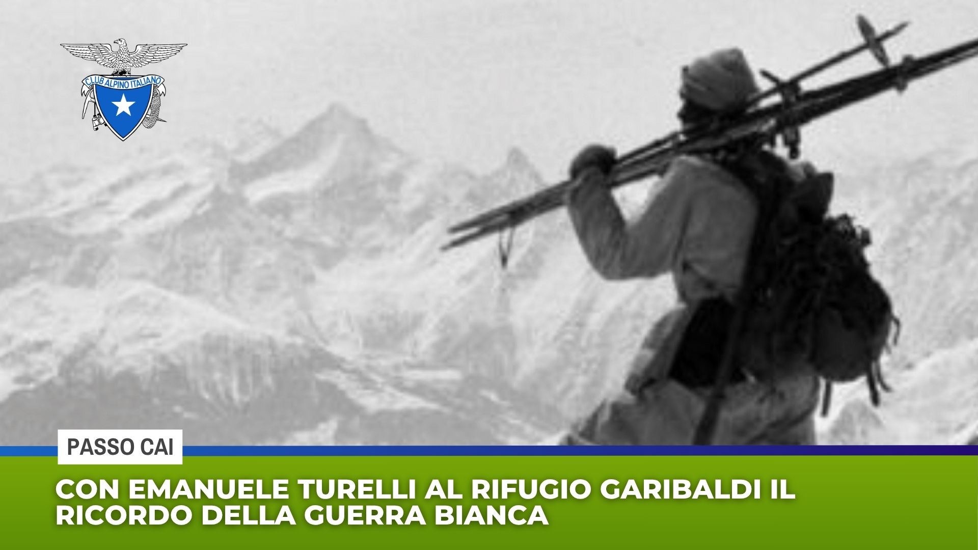 Con Emanuele Turelli il ricordo della Guerra Bianca