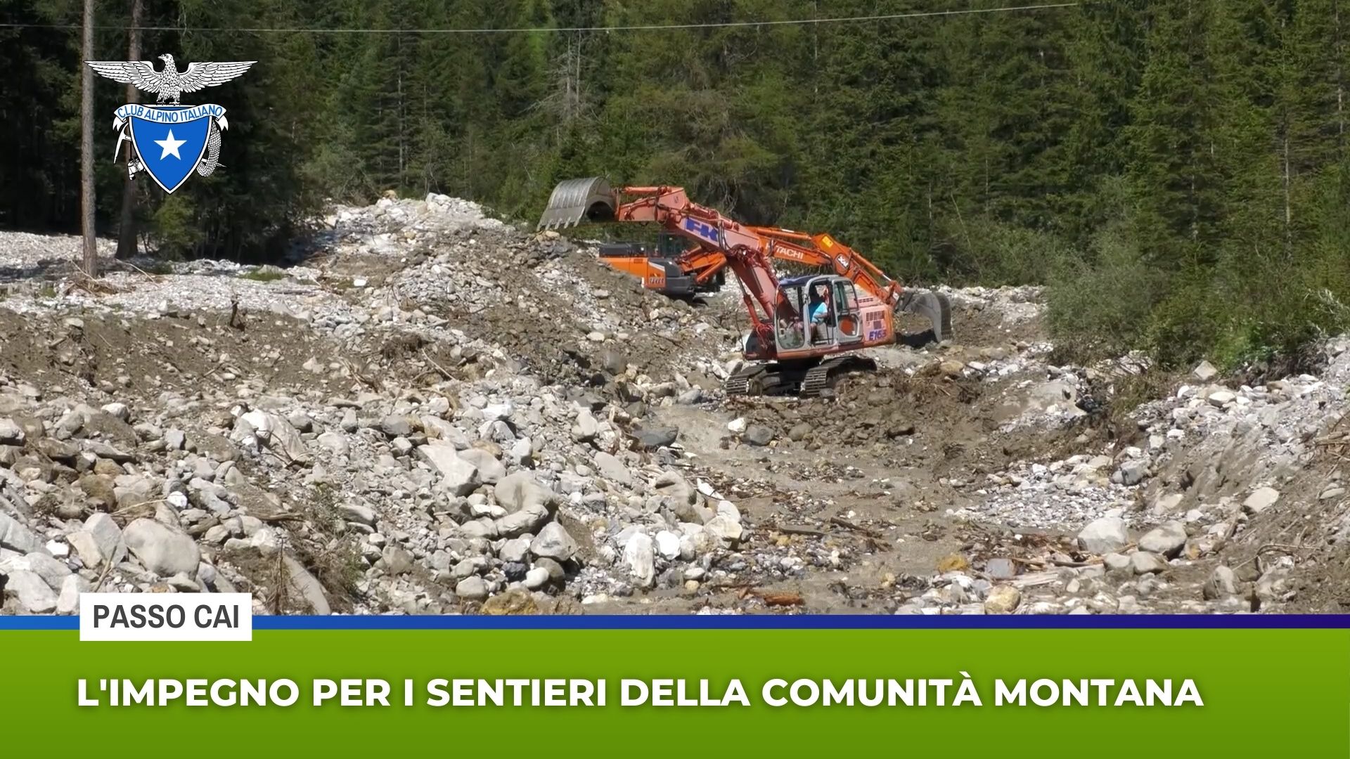 L’impegno per i sentieri della comunità montana