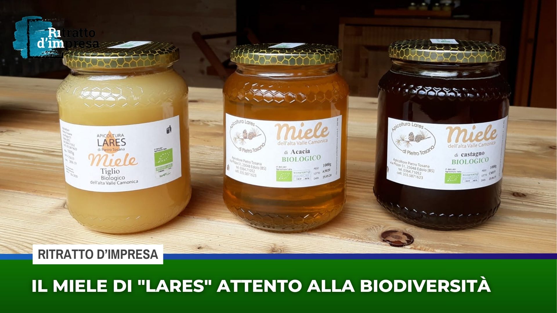 Il miele di ”Lares” attento alla biodiversità