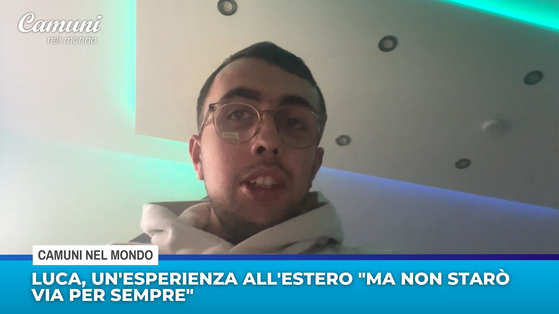 Luca, un’esperienza all’estero
