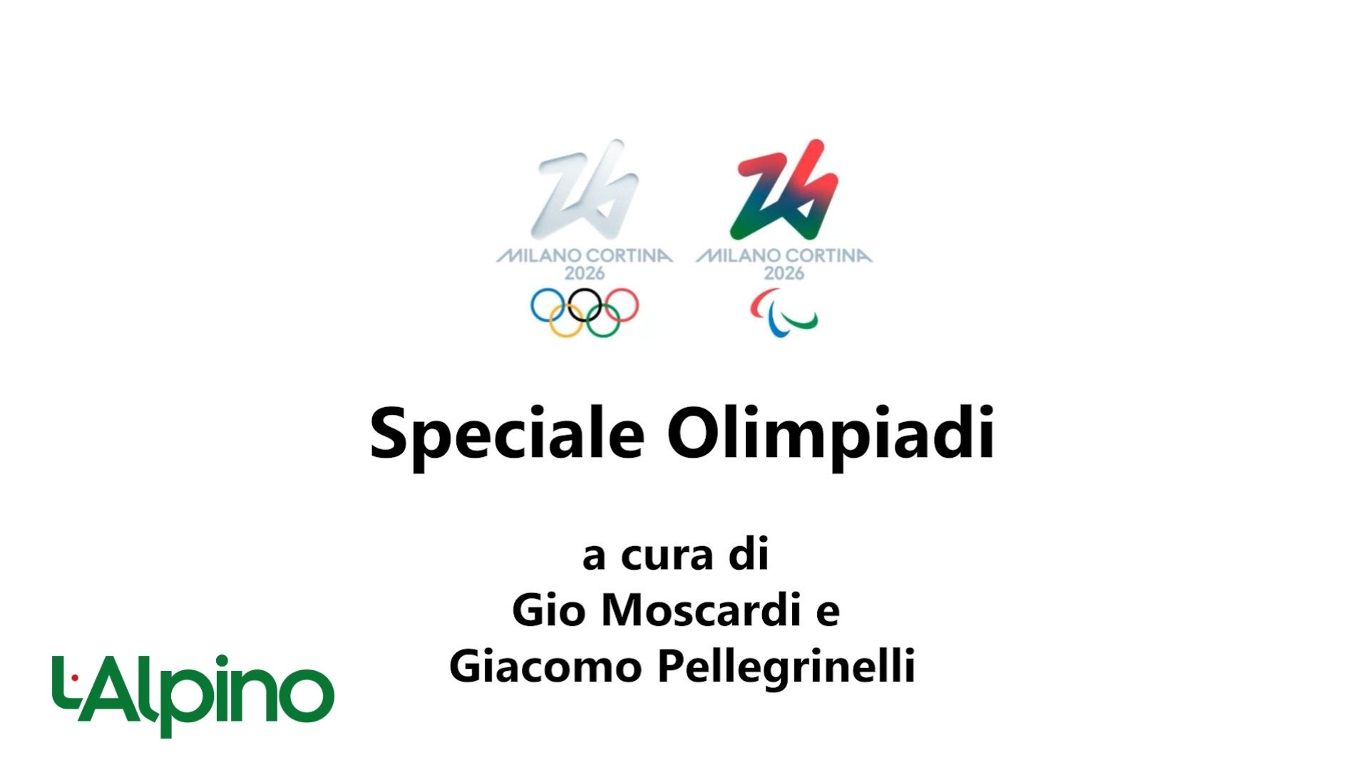 L’Alpino – Speciale Olimpiadi