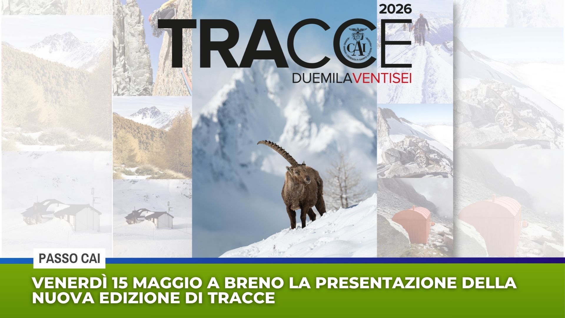 Venerdì 15 maggio a Breno la presentazione di Tracce