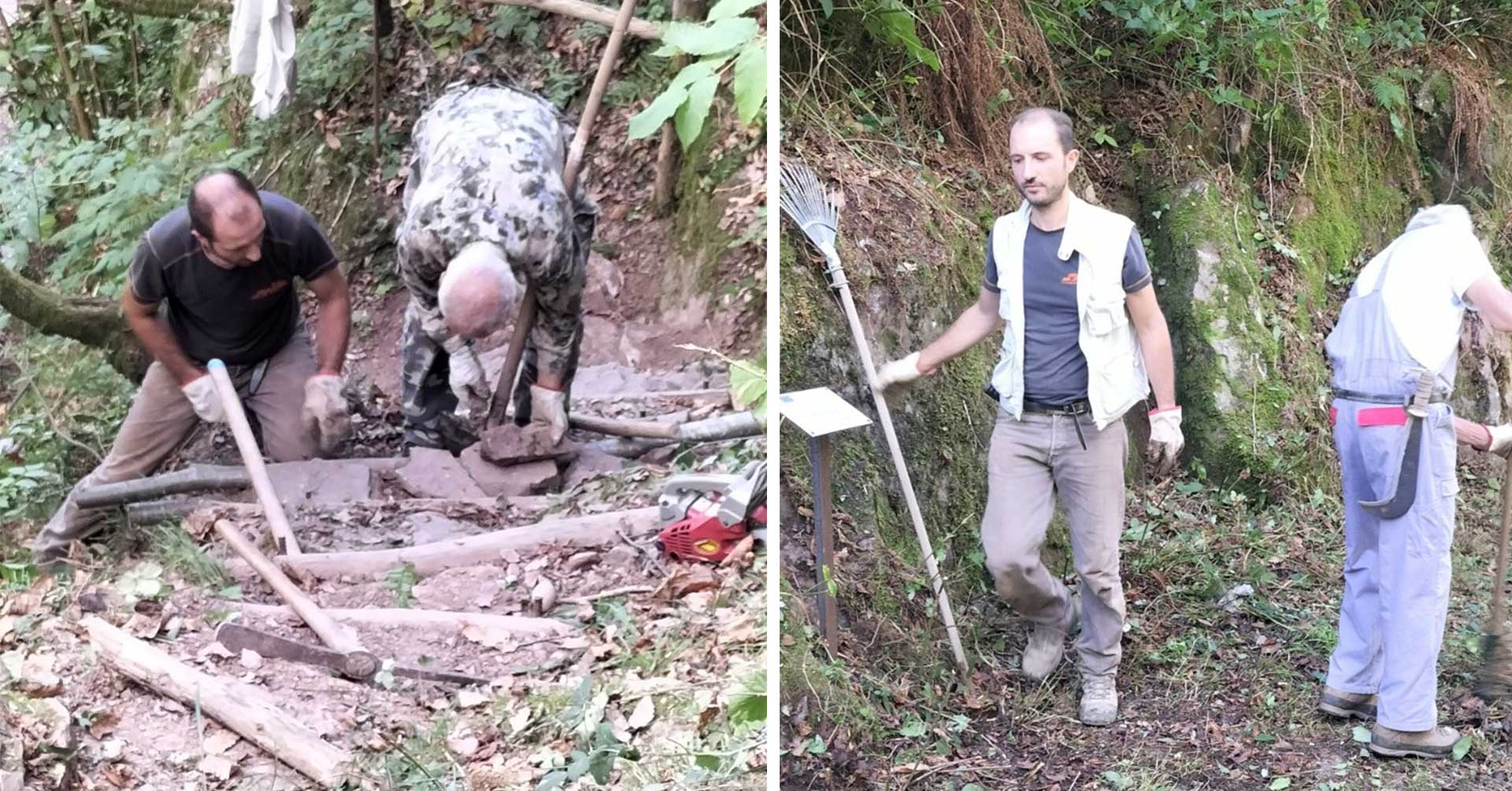 Recupero sentiero Corna - Gorzone