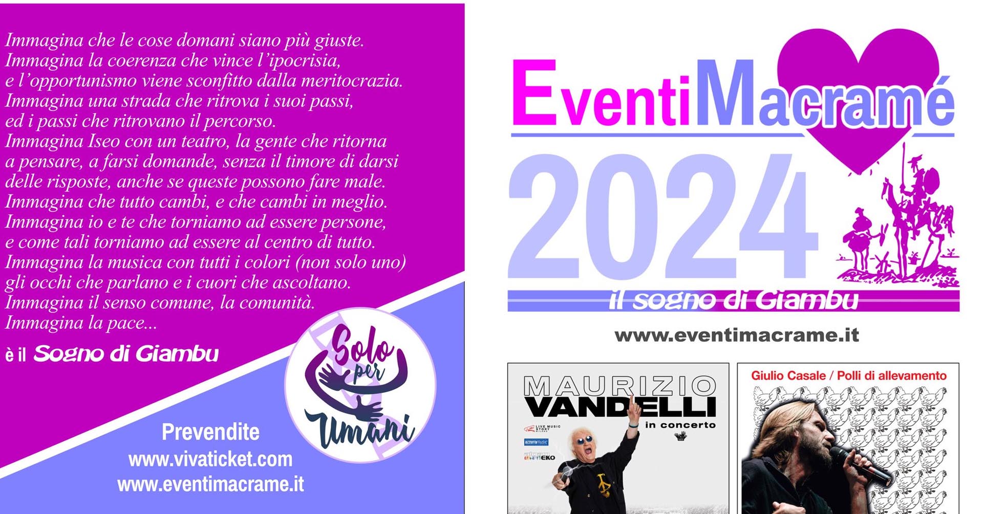 Vandelli per il ''Sogno di Giambu''