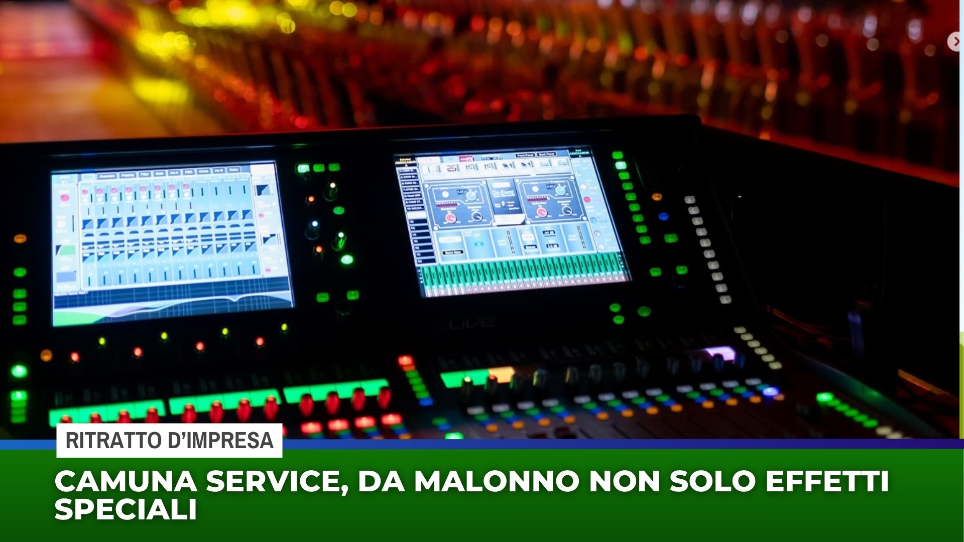 Camuna Service, da Malonno non solo effetti speciali