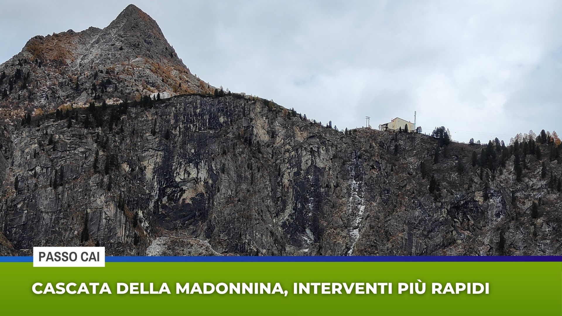 Cascata della Madonnina, interventi più rapidi