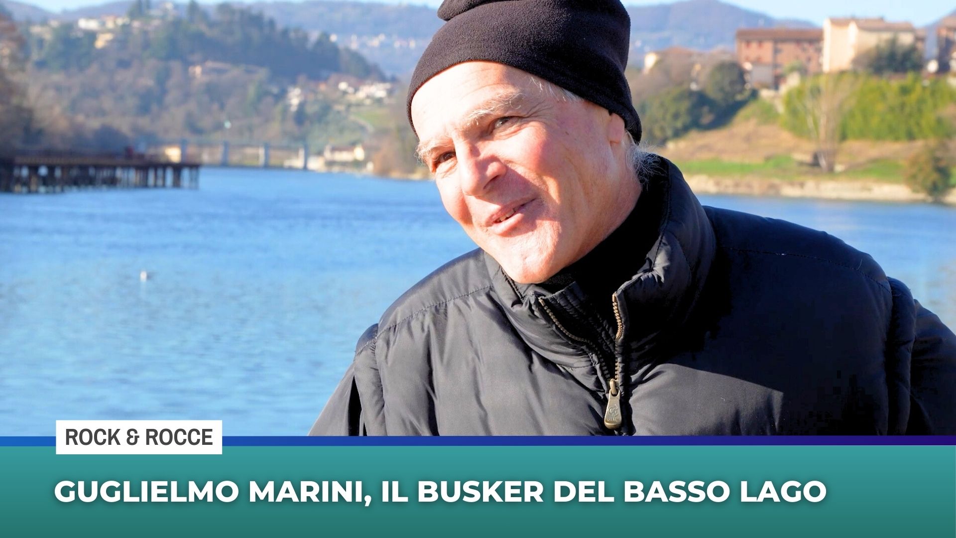 Guglielmo Marini, il busker del basso lago